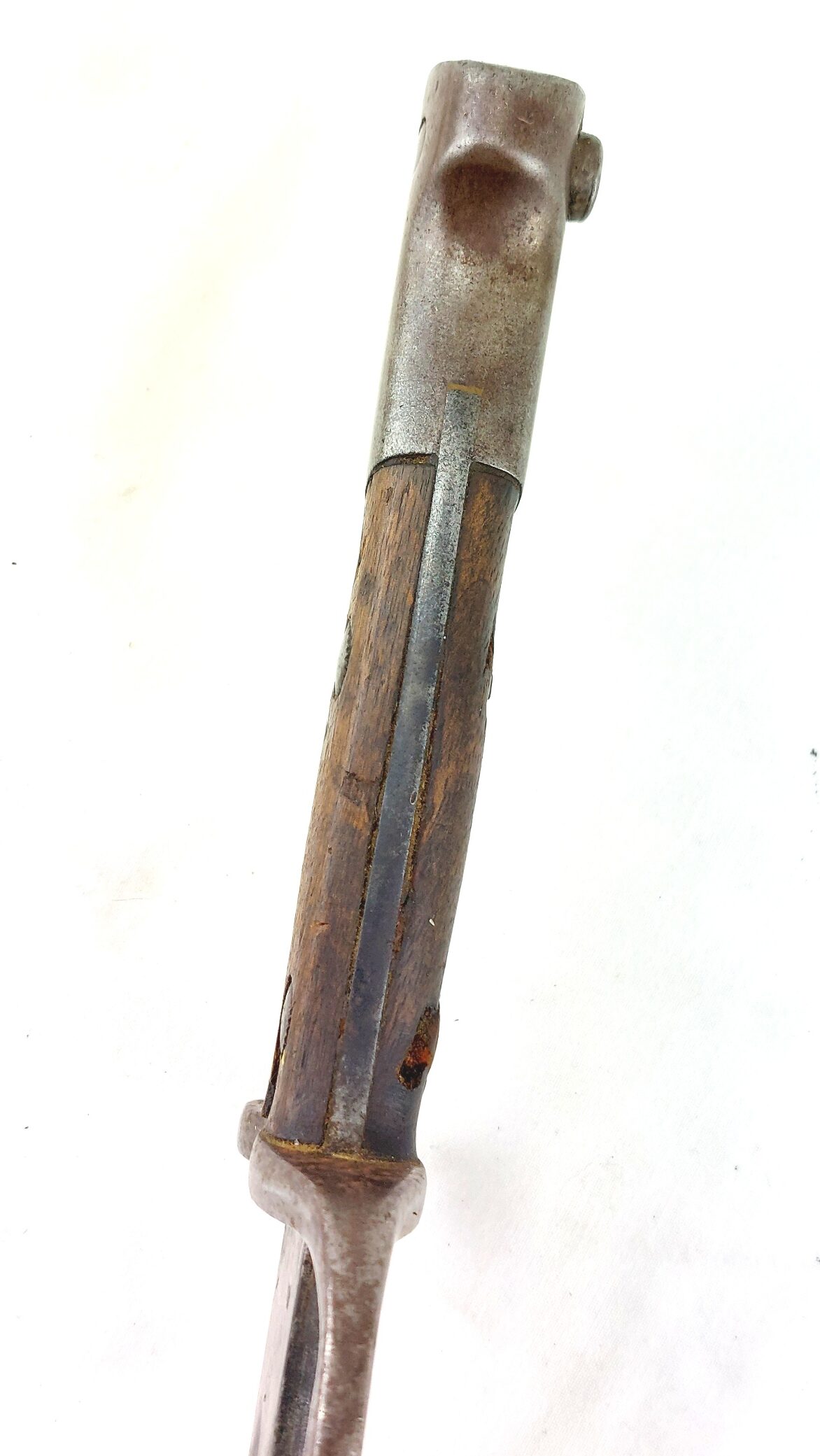 Brazilian, c.1937, M190834 Knife Bayonet with Scabbard & P37 Web Frog (13)