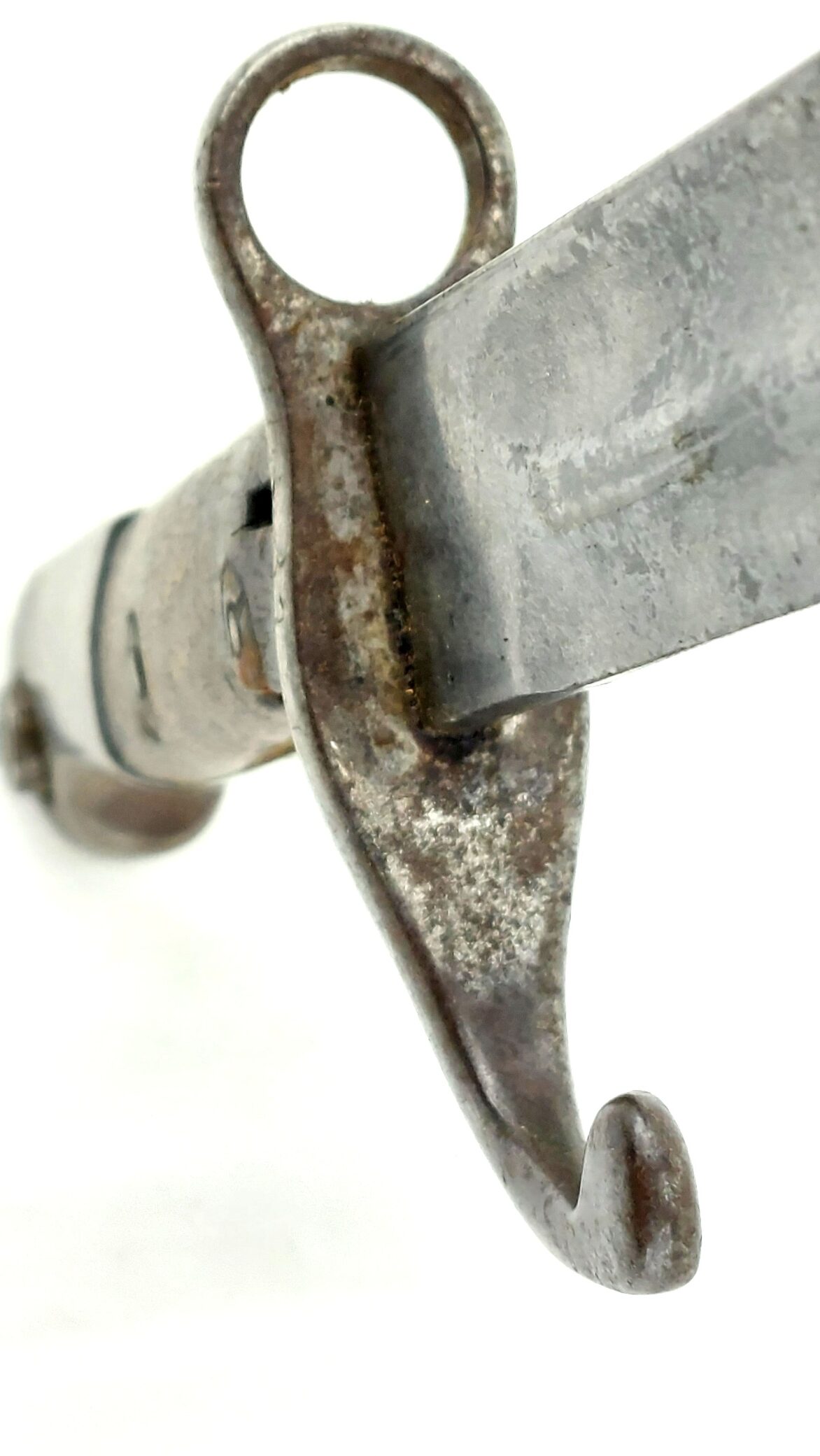 Brazilian, c.1937, M190834 Knife Bayonet with Scabbard & P37 Web Frog (5)