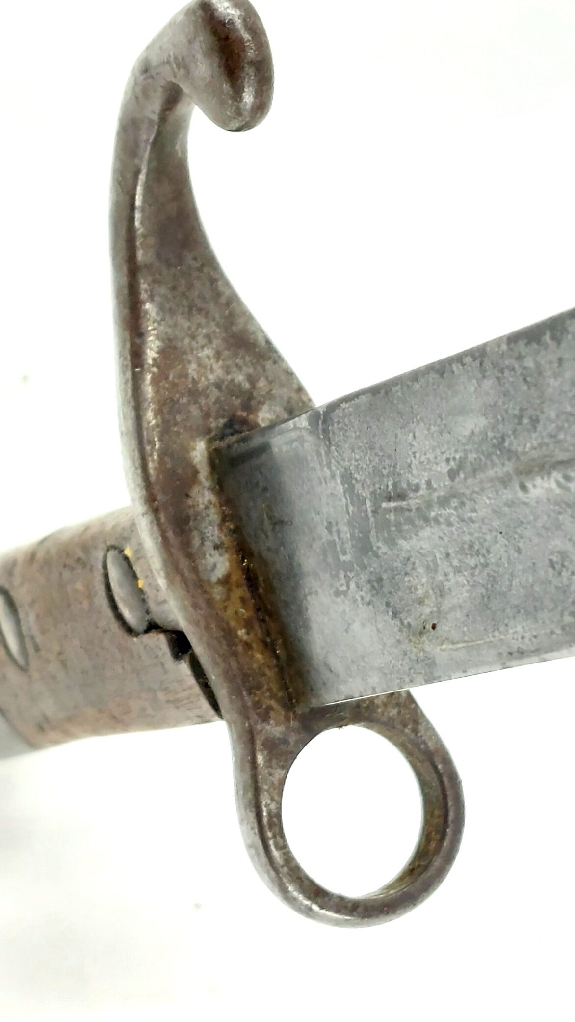 Brazilian, c.1937, M190834 Knife Bayonet with Scabbard & P37 Web Frog (6)