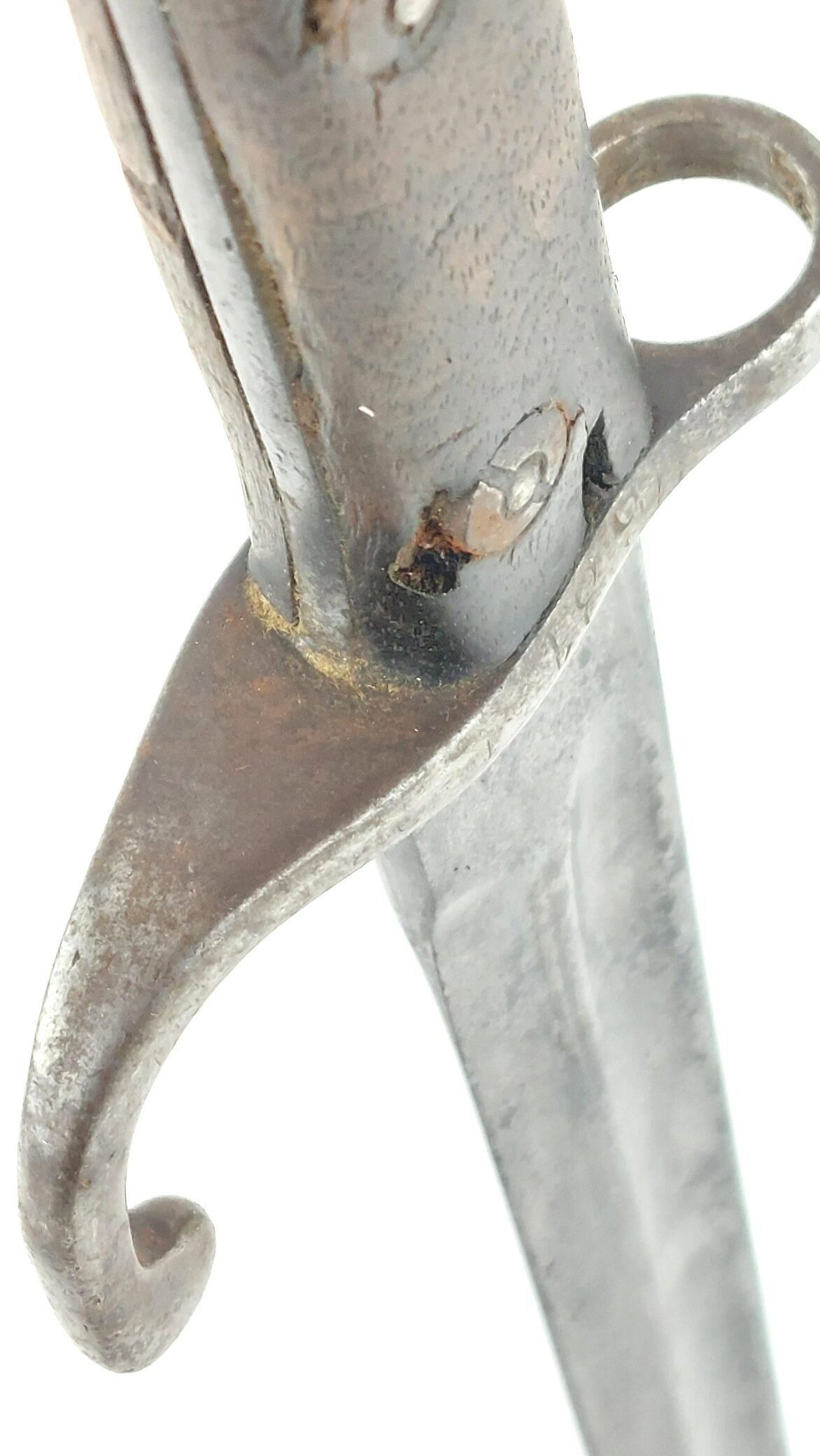 Brazilian, c.1937, M190834 Knife Bayonet with Scabbard & P37 Web Frog (7)