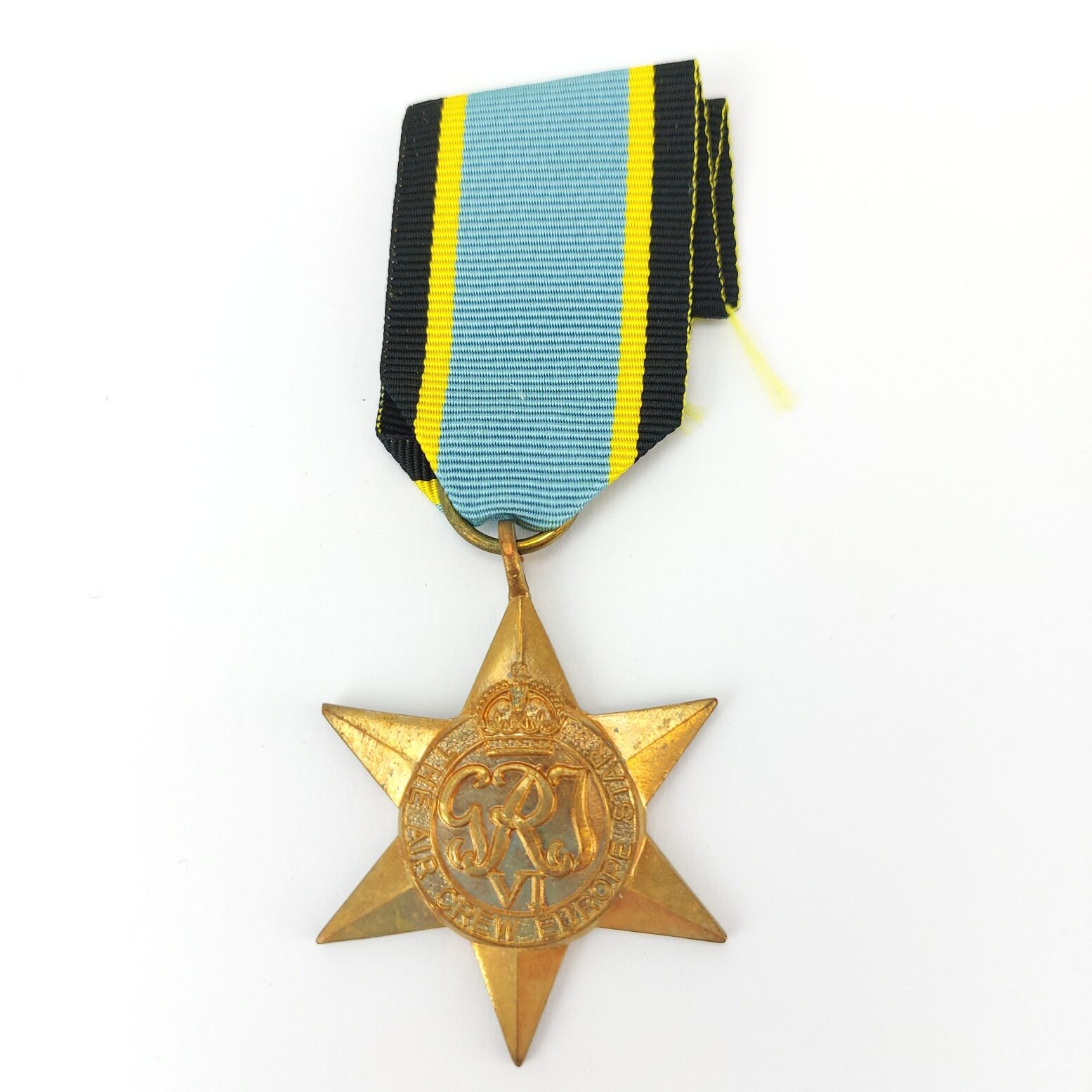 British, WW2, Air Crew Europe Star Medal, with Ribbon (1)