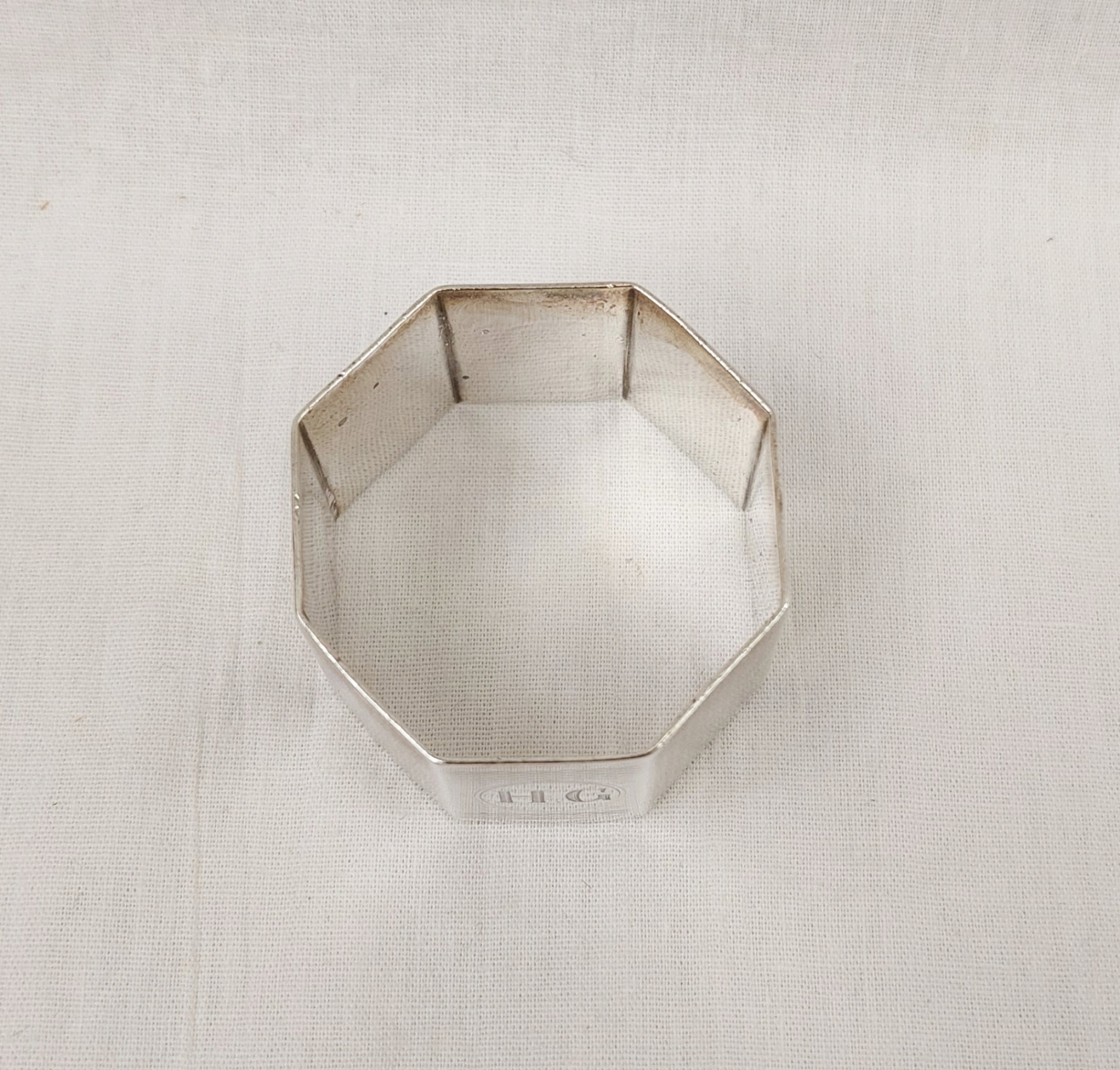 Sterling Silver Birmingham 1930s Napkin Ring 2
