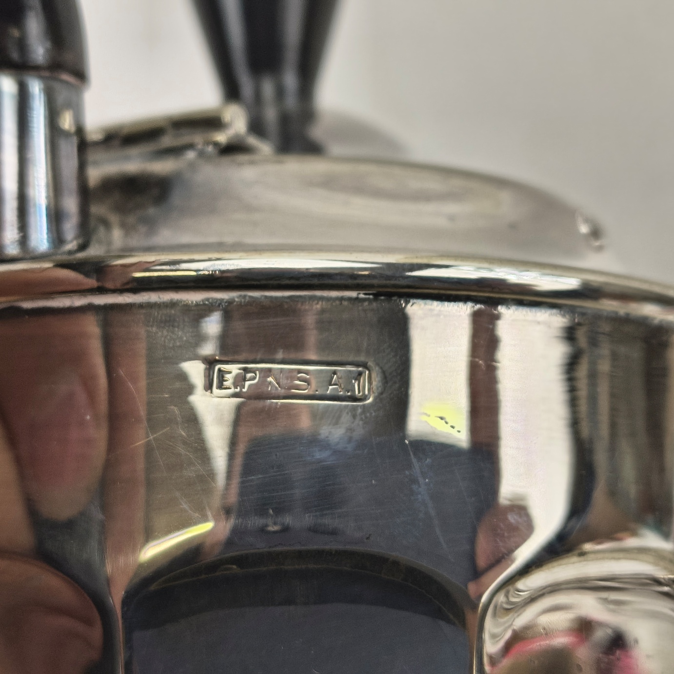 Art Deco Silver Plate 3 Piece Coffee Set 4