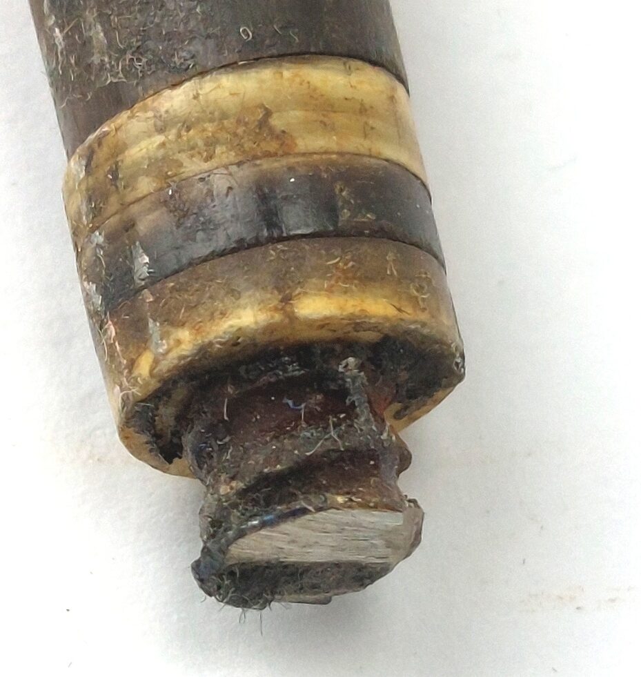 British, c.1837–1860, Baleen-Whalebone Ringwork Walking Stick, L-Shaped Handle (10)