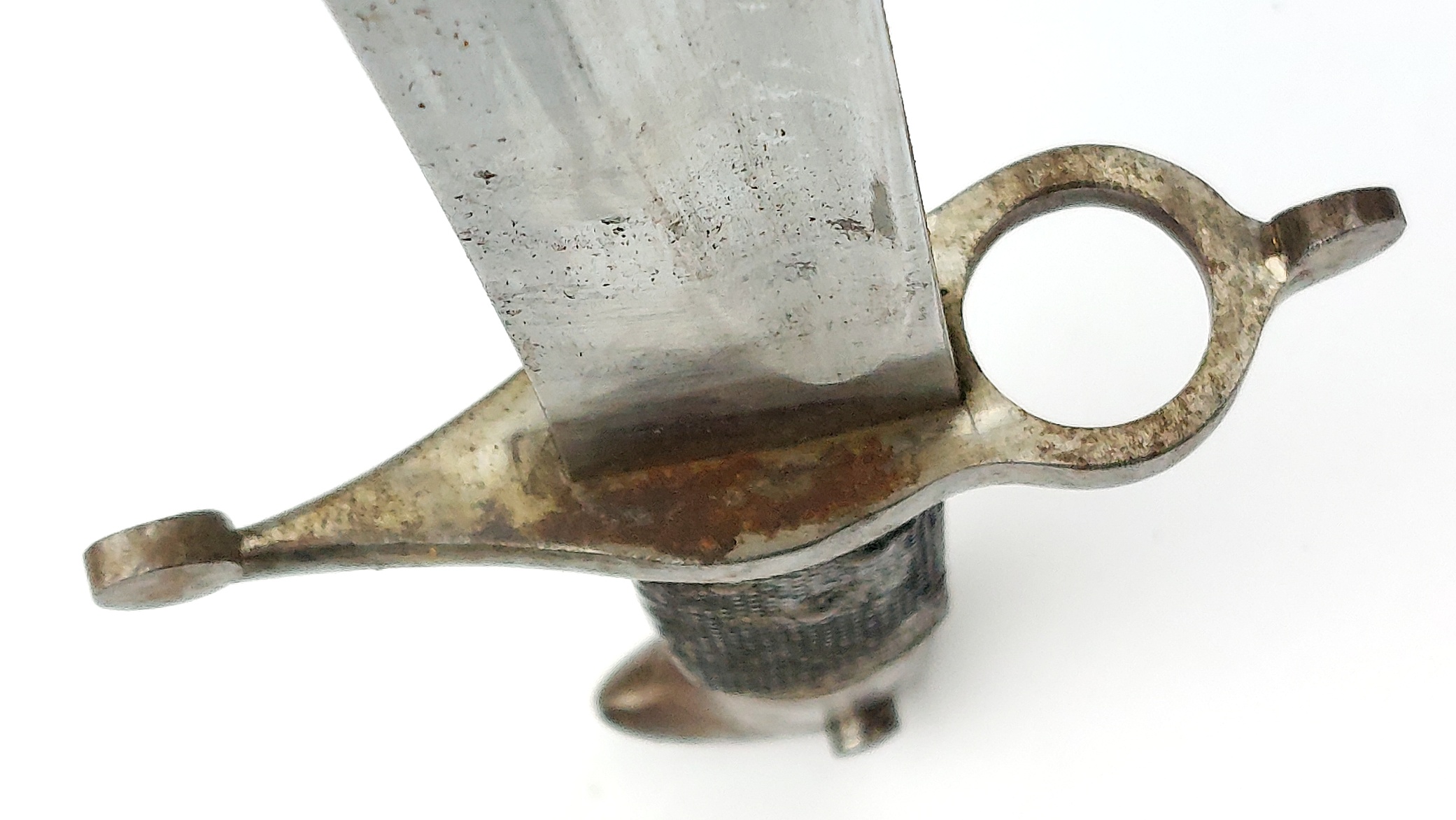 British, c.1856, Pattern 1856 Yataghan Sword Bayonet and Scabbard, Stepped Mortise, for Enfield Two-Band Short Rifle, Volunteer - Commercial Type - Image 13