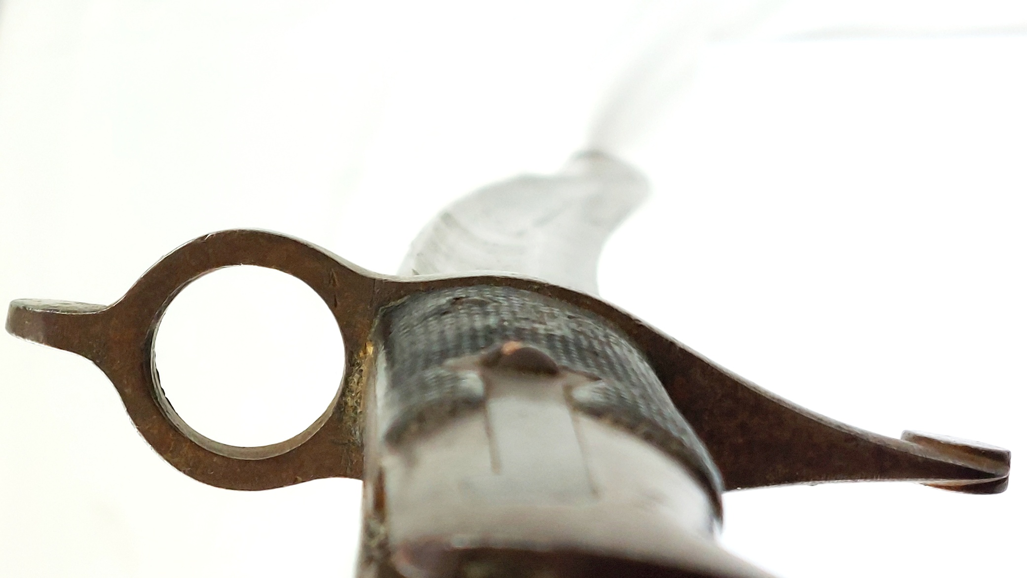 British, c.1856, Pattern 1856 Yataghan Sword Bayonet and Scabbard, Stepped Mortise, for Enfield Two-Band Short Rifle, Volunteer - Commercial Type - Image 16
