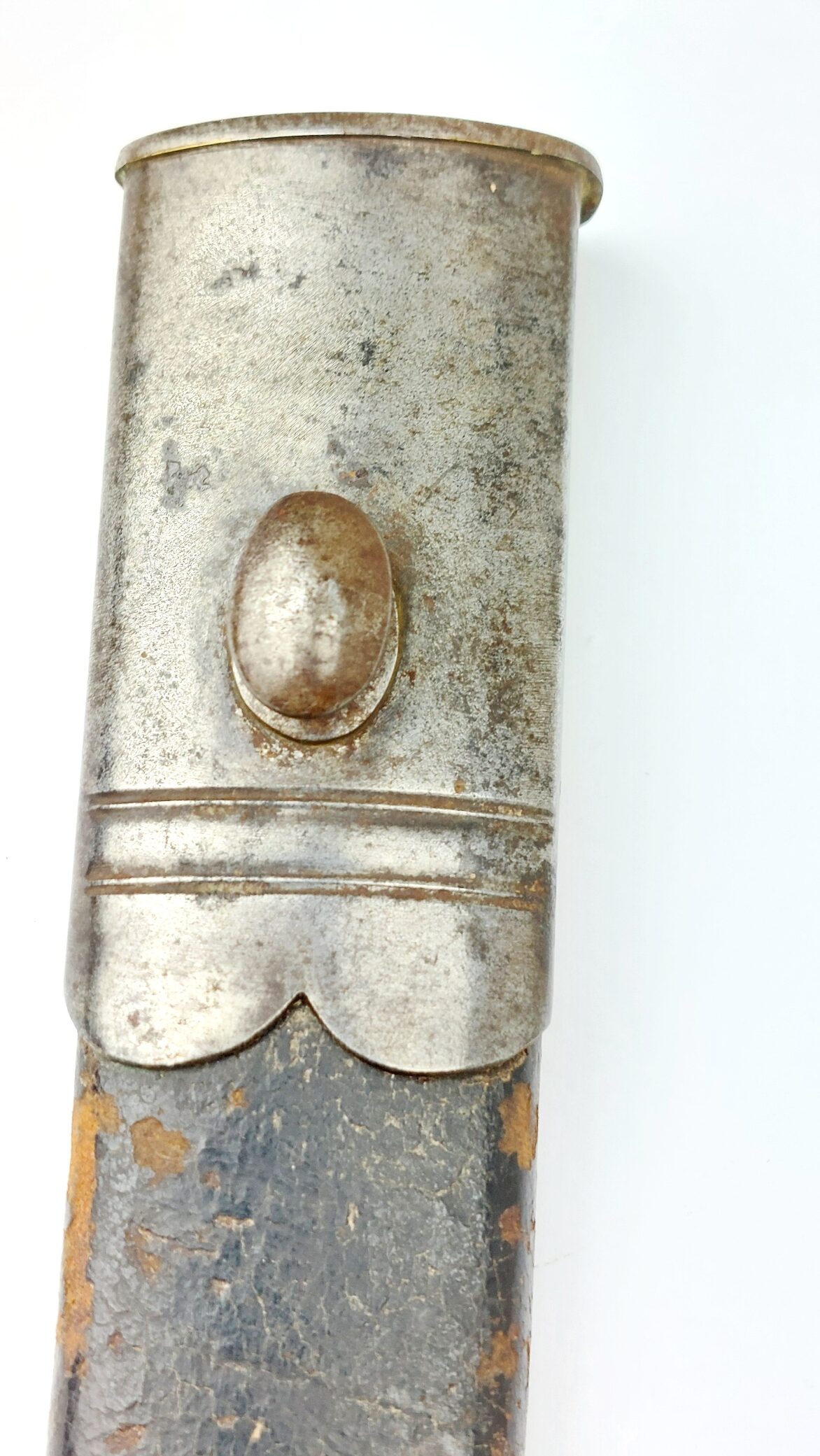 British, c.1856, Pattern 1856 Yataghan Sword Bayonet and Scabbard, Stepped Mortise, for Enfield Two-Band Short Rifle, Volunteer - Commercial Type - Image 25