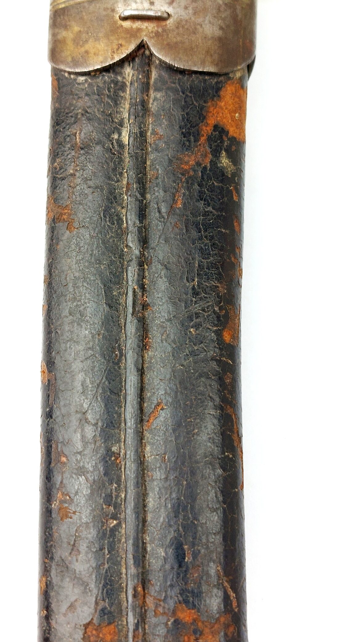 British, c.1856, Pattern 1856 Yataghan Sword Bayonet and Scabbard, Stepped Mortise, for Enfield Two-Band Short Rifle, Volunteer - Commercial Type - Image 31