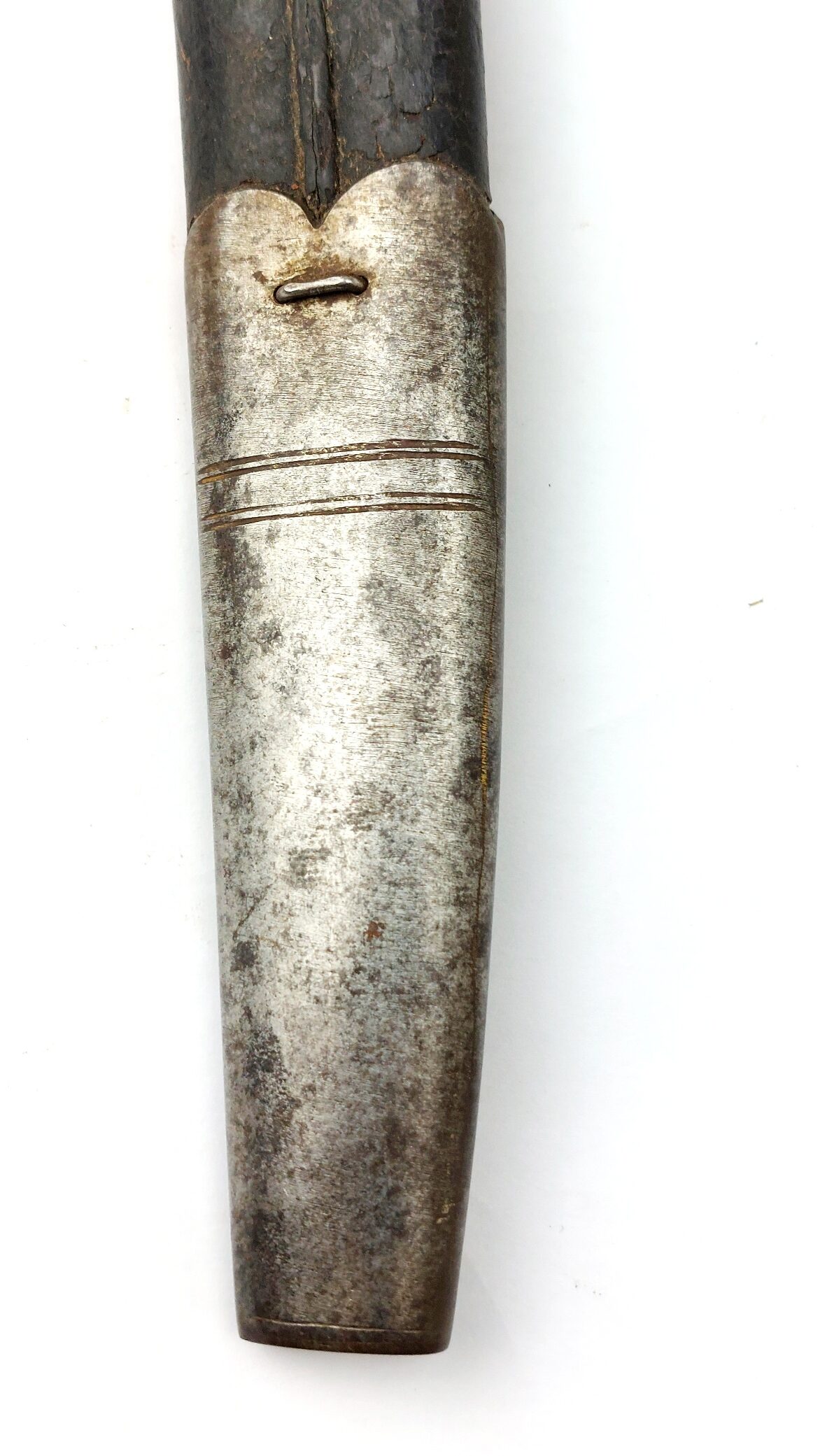 British, c.1856, Pattern 1856 Yataghan Sword Bayonet and Scabbard, Stepped Mortise, for Enfield Two-Band Short Rifle, Volunteer - Commercial Type - Image 32