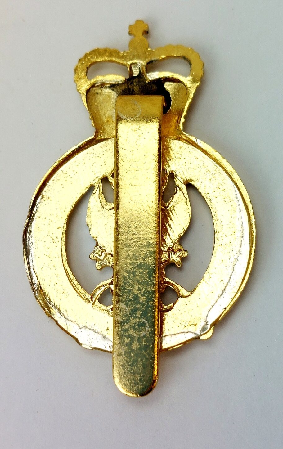 British, c.1971–1992, The Queen’s Own Mercian Yeomanry Staybrite Cap Badge, Anodised Aluminium, Slider Fitting (3)