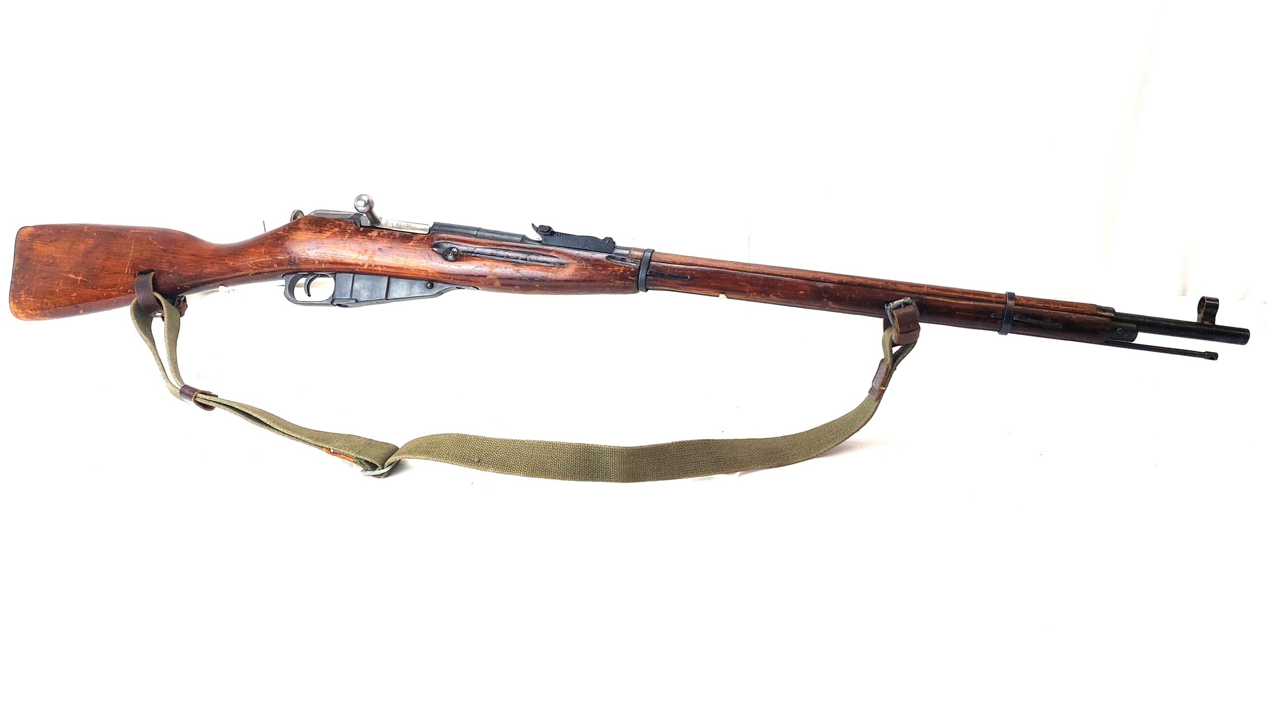 Soviet, WW2 Dated-1943, Tula Arsenal Mosin-Nagant M9130 Bolt-Action Rifle with sling, Deactivated (1)
