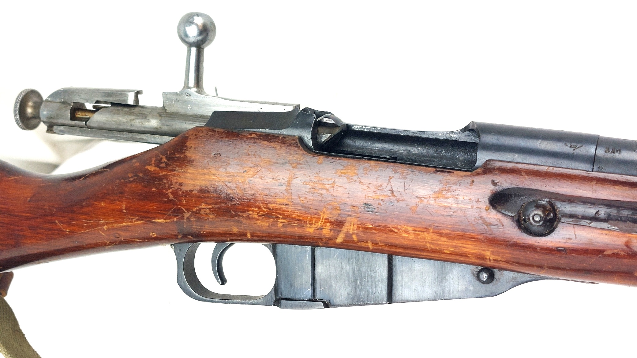 Soviet, WW2 Dated-1943, Tula Arsenal Mosin-Nagant M9130 Bolt-Action Rifle with sling, Deactivated (3)