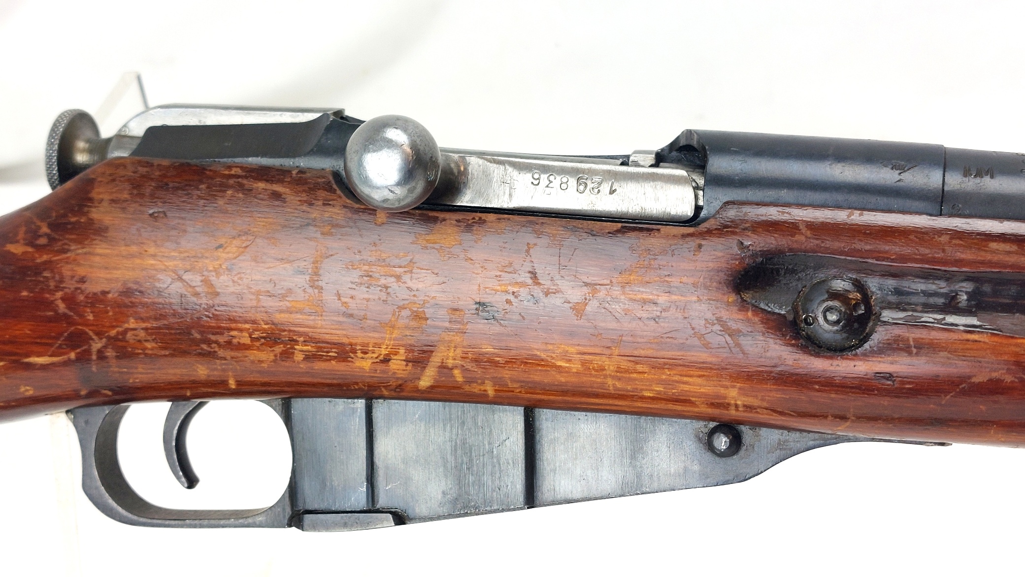 Soviet, WW2 Dated-1943, Tula Arsenal Mosin-Nagant M9130 Bolt-Action Rifle with sling, Deactivated (4)