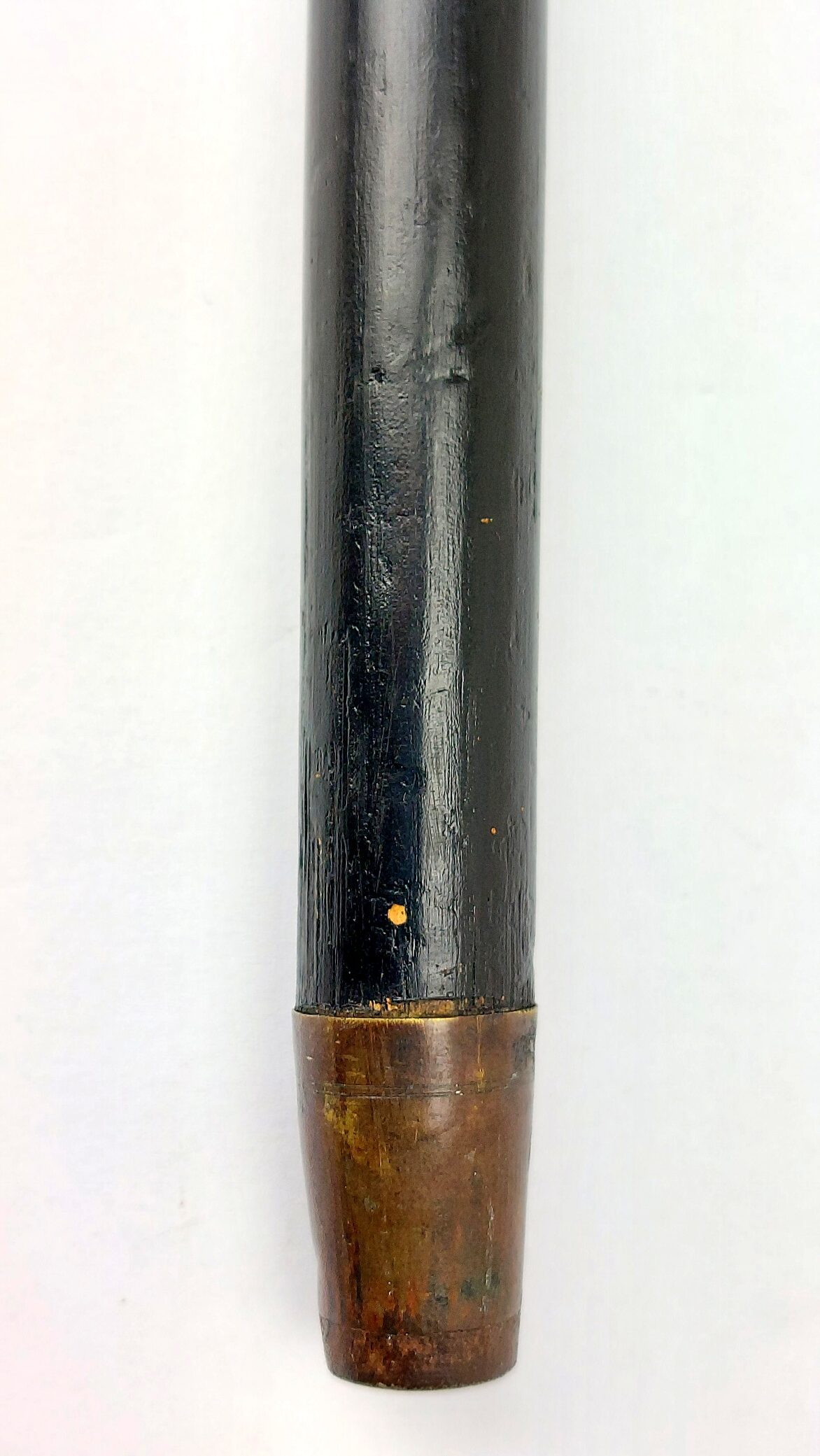 Victorian Edwardian, Brass Horse Head Handle Walking Stick (7)