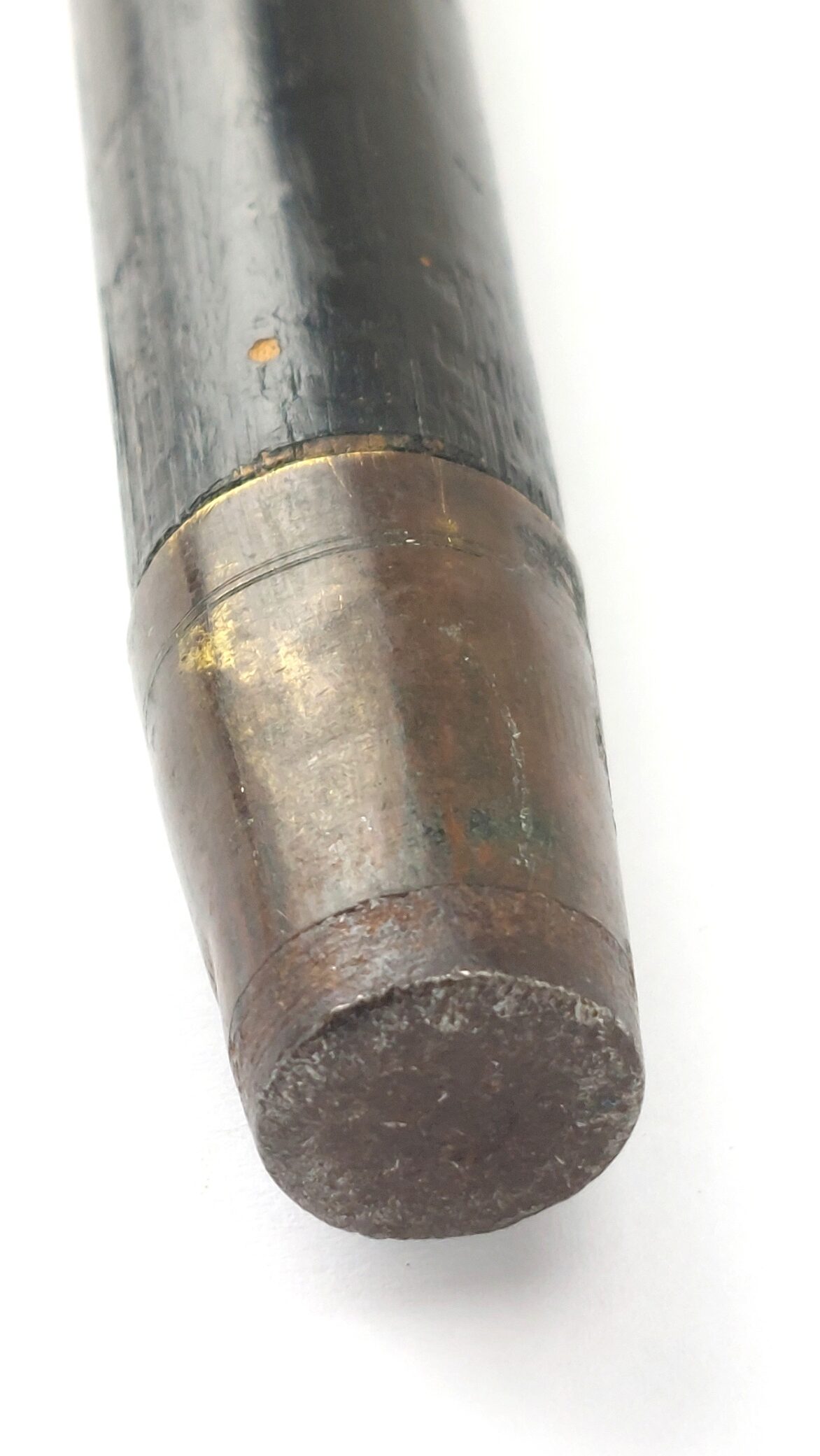 Victorian Edwardian, Brass Horse Head Handle Walking Stick (8)