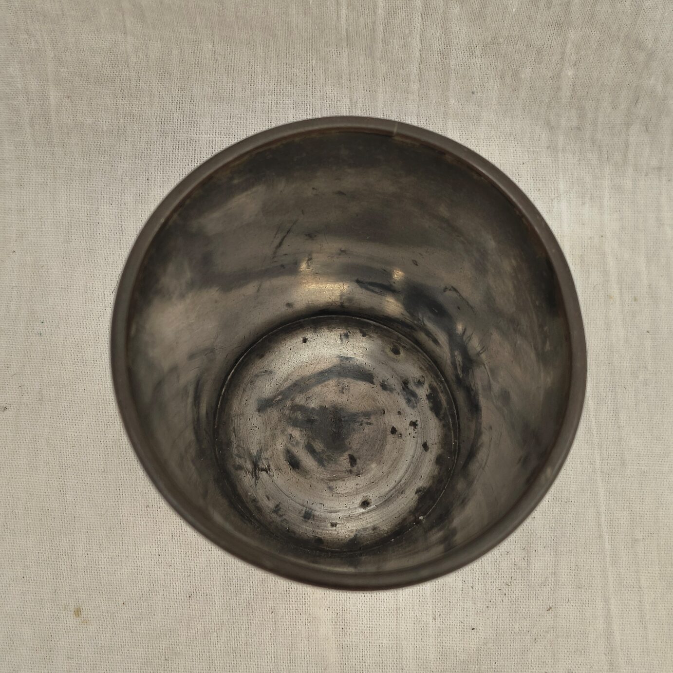 Victorian Silver Washed Copper Tumbler 3