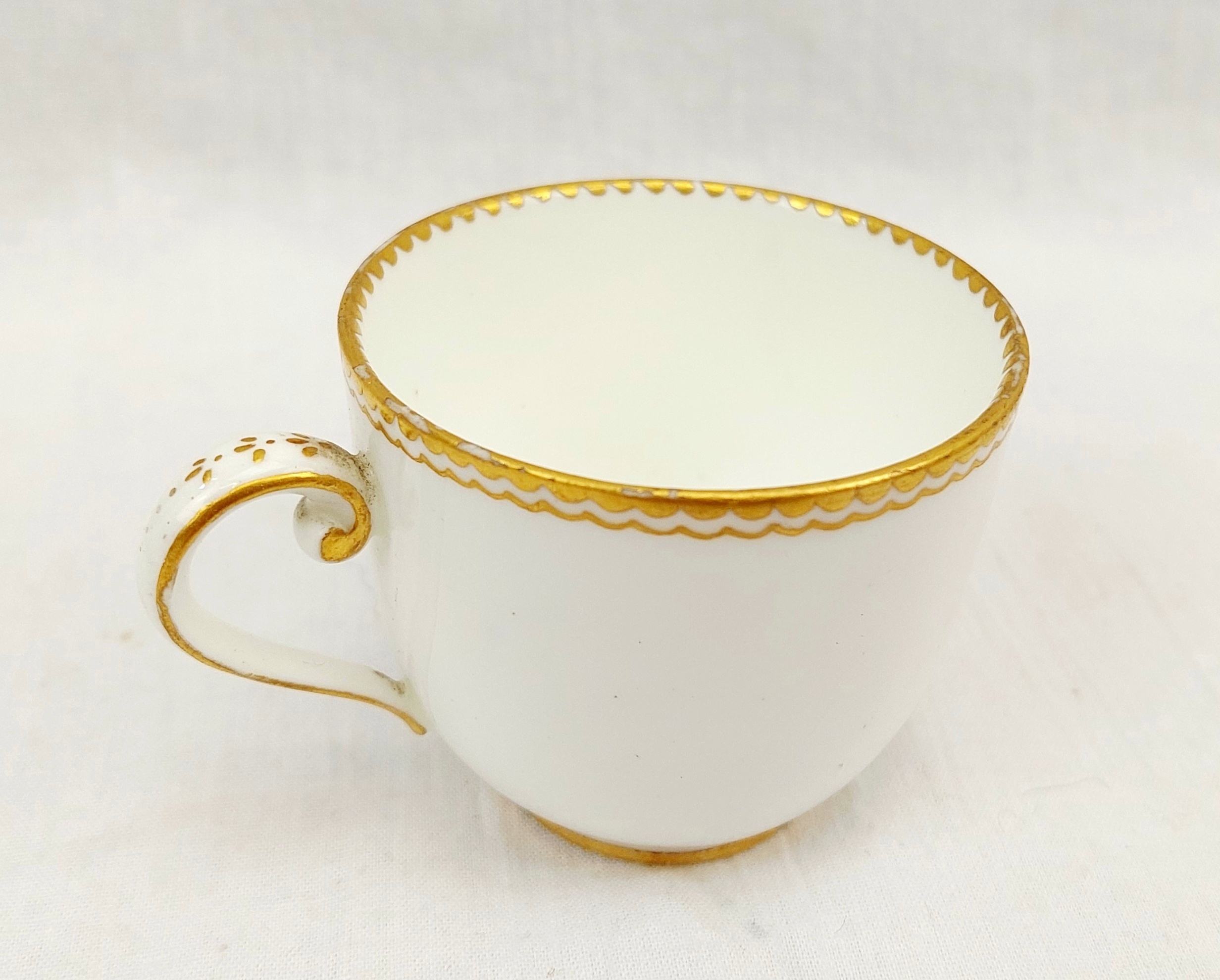 1757 Dated Sevres Soft Paste Porcelain Cup 2
