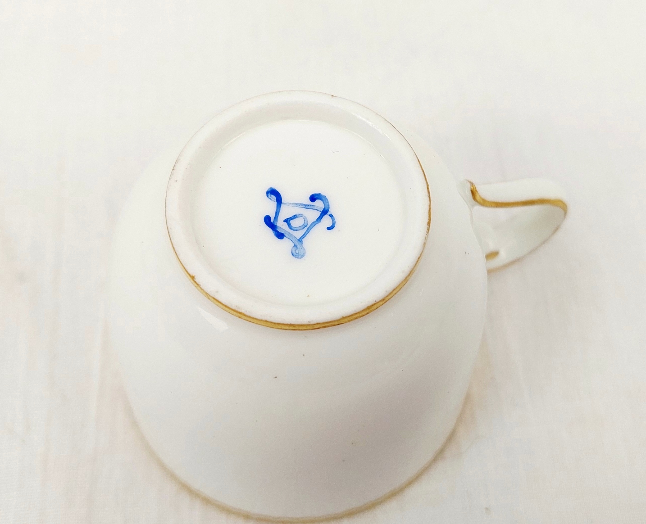1757 Dated Sevres Soft Paste Porcelain Cup 4