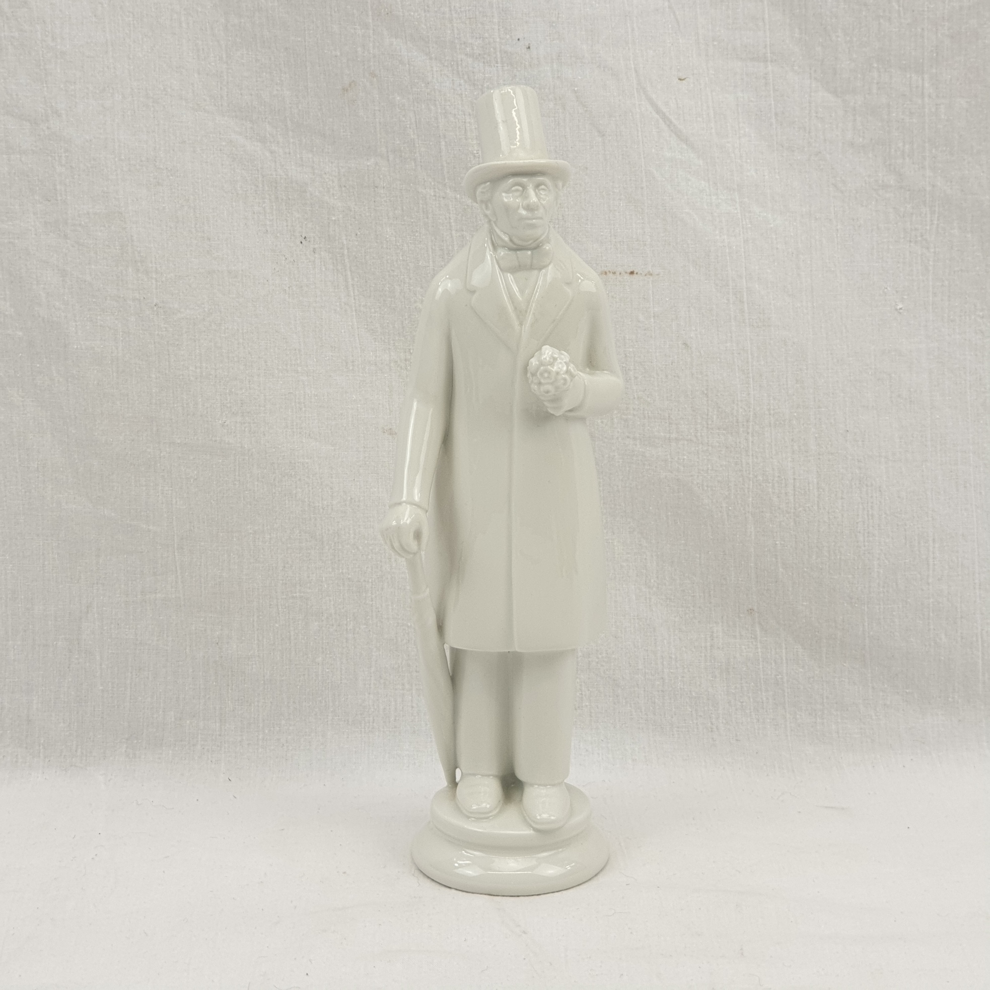 1940s Royal Copenhagen Hans Christian Anderson Plain White Ceramic Figurine 1
