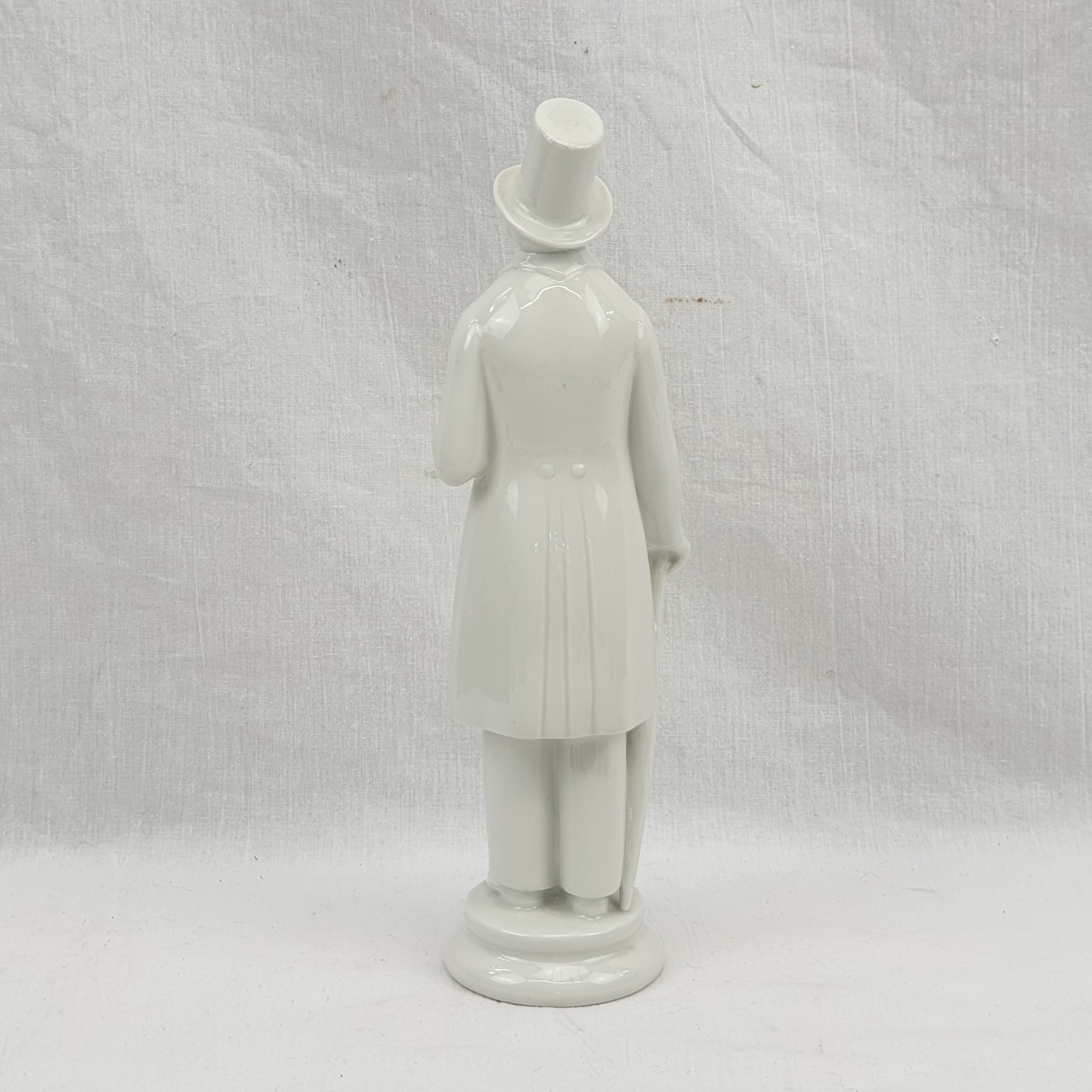 1940s Royal Copenhagen Hans Christian Anderson Plain White Ceramic Figurine 3