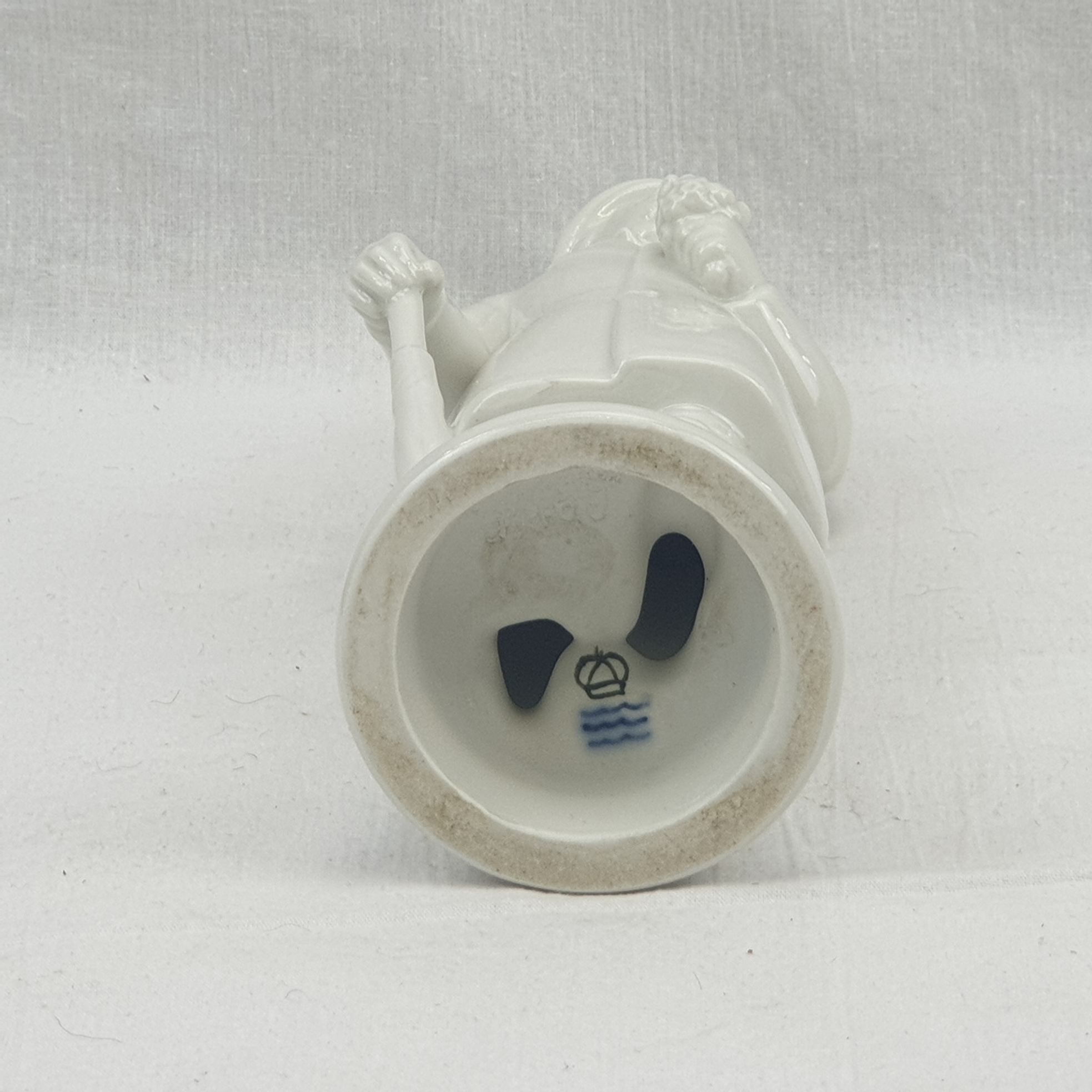 1940s Royal Copenhagen Hans Christian Anderson Plain White Ceramic Figurine 7