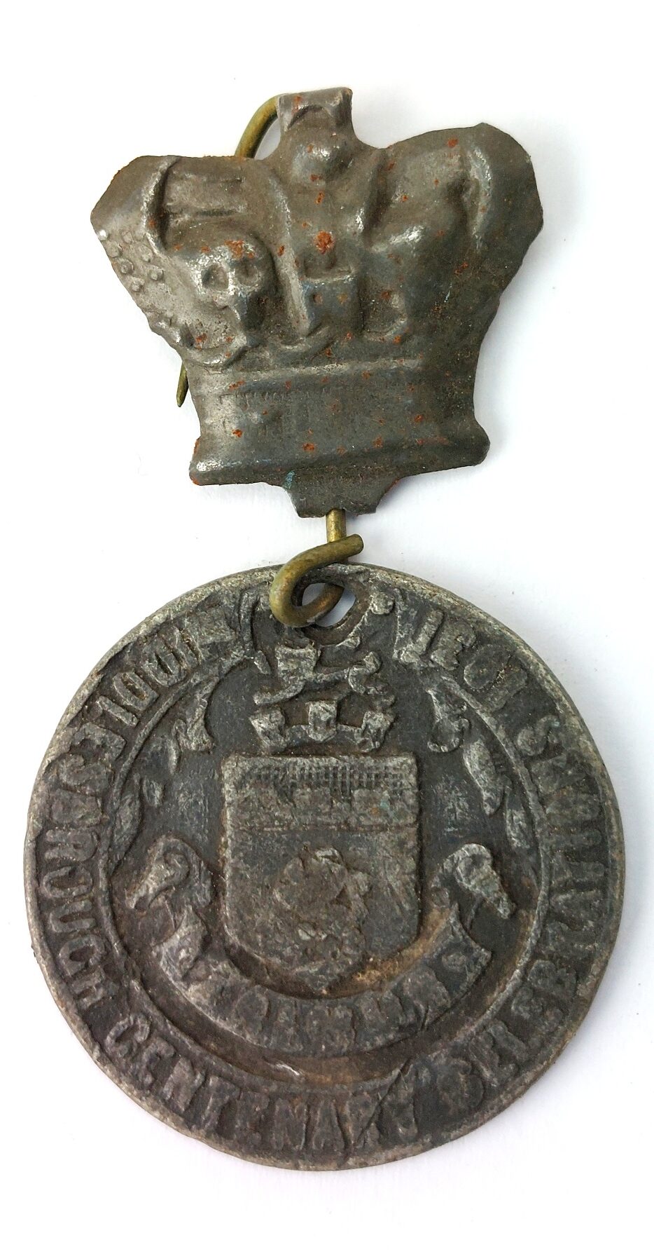 British, 1931, Middlesbrough Centenary Celebrations Commemorative Medal Badge (1)