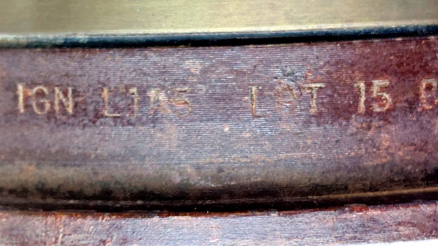 British Army, Cold War 1958–1981, 120mm WOMBAT BAT MOBAT HESH L19A3 Inert Shell & Brass Case (12)