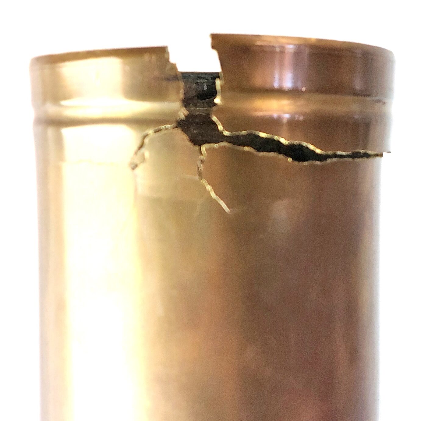 British Army, Cold War 1958–1981, 120mm WOMBAT BAT MOBAT HESH L19A3 Inert Shell & Brass Case (21)