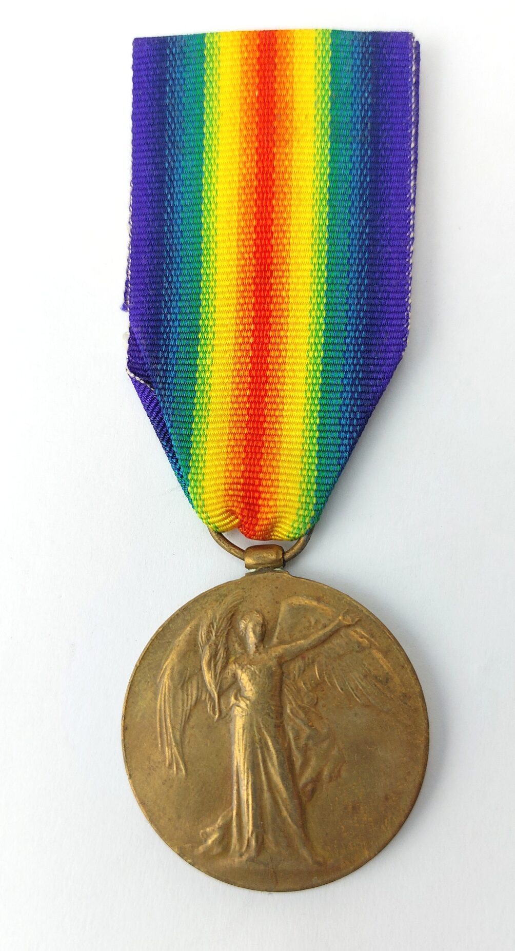 British, WW1, Named Victory Medal – 2125 Pte A. McClelland, Loyal North Lancashire Regiment (1)