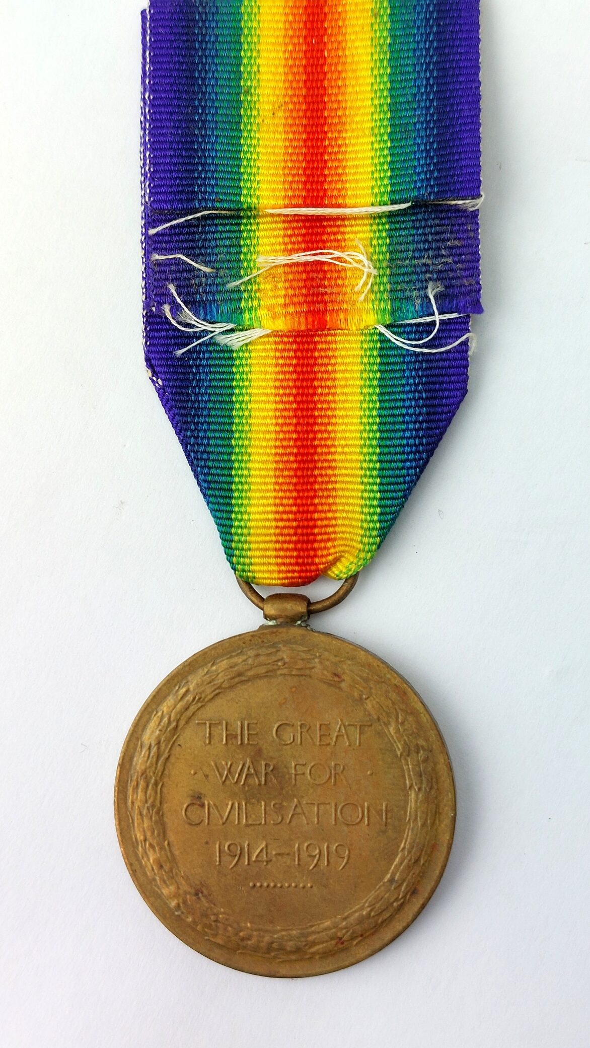 British, WW1, Named Victory Medal – 2125 Pte A. McClelland, Loyal North Lancashire Regiment (3)