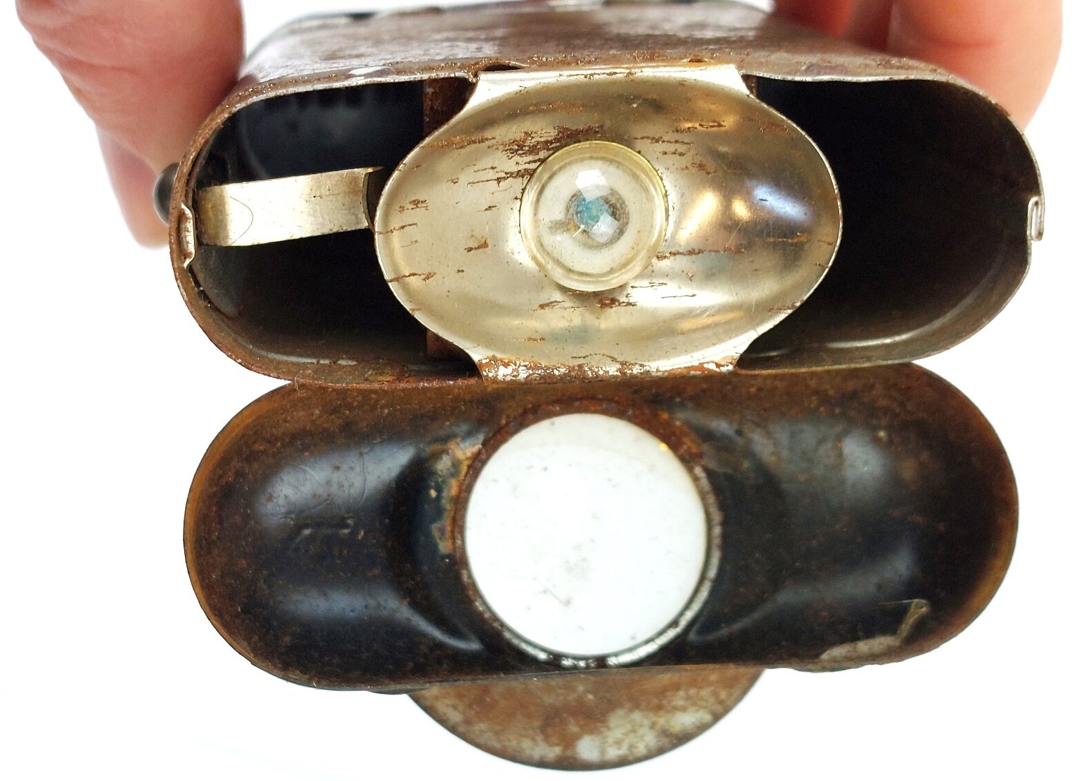 British, WW2 Era, Vidor “Bullseye” Pocket Torch, Made in Great Britain (10)