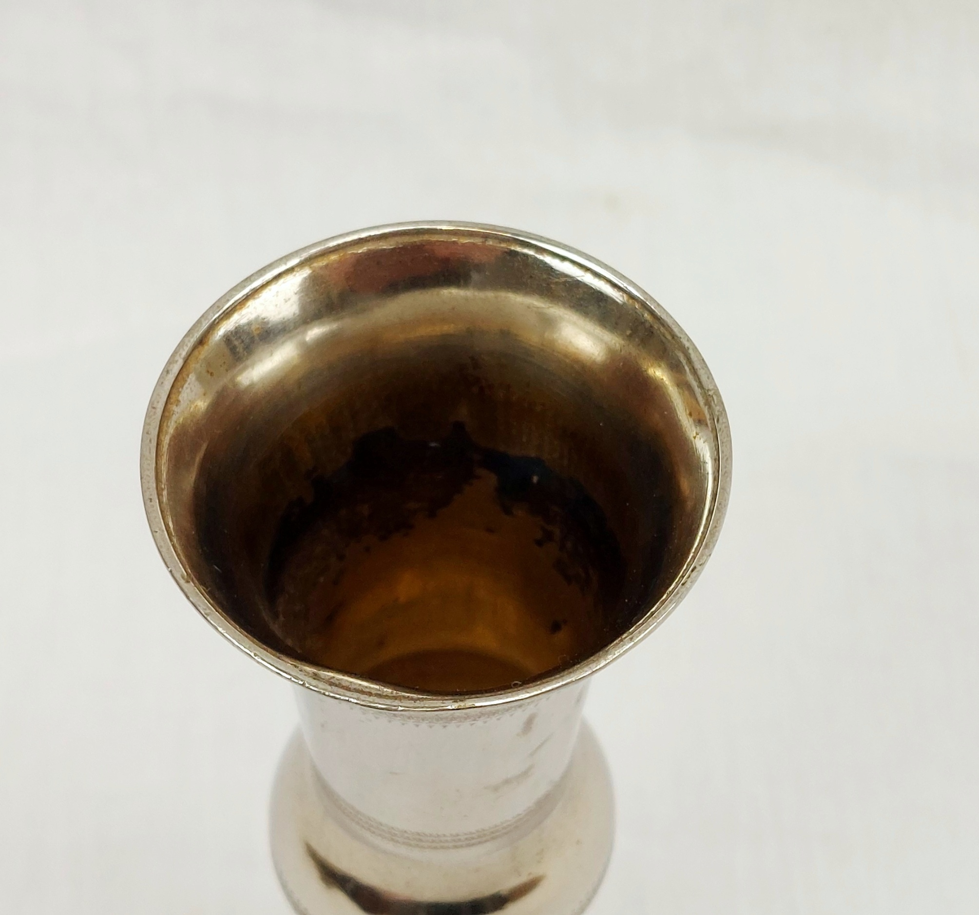 Chester 1909 Sterling Silver Bud Vase 6