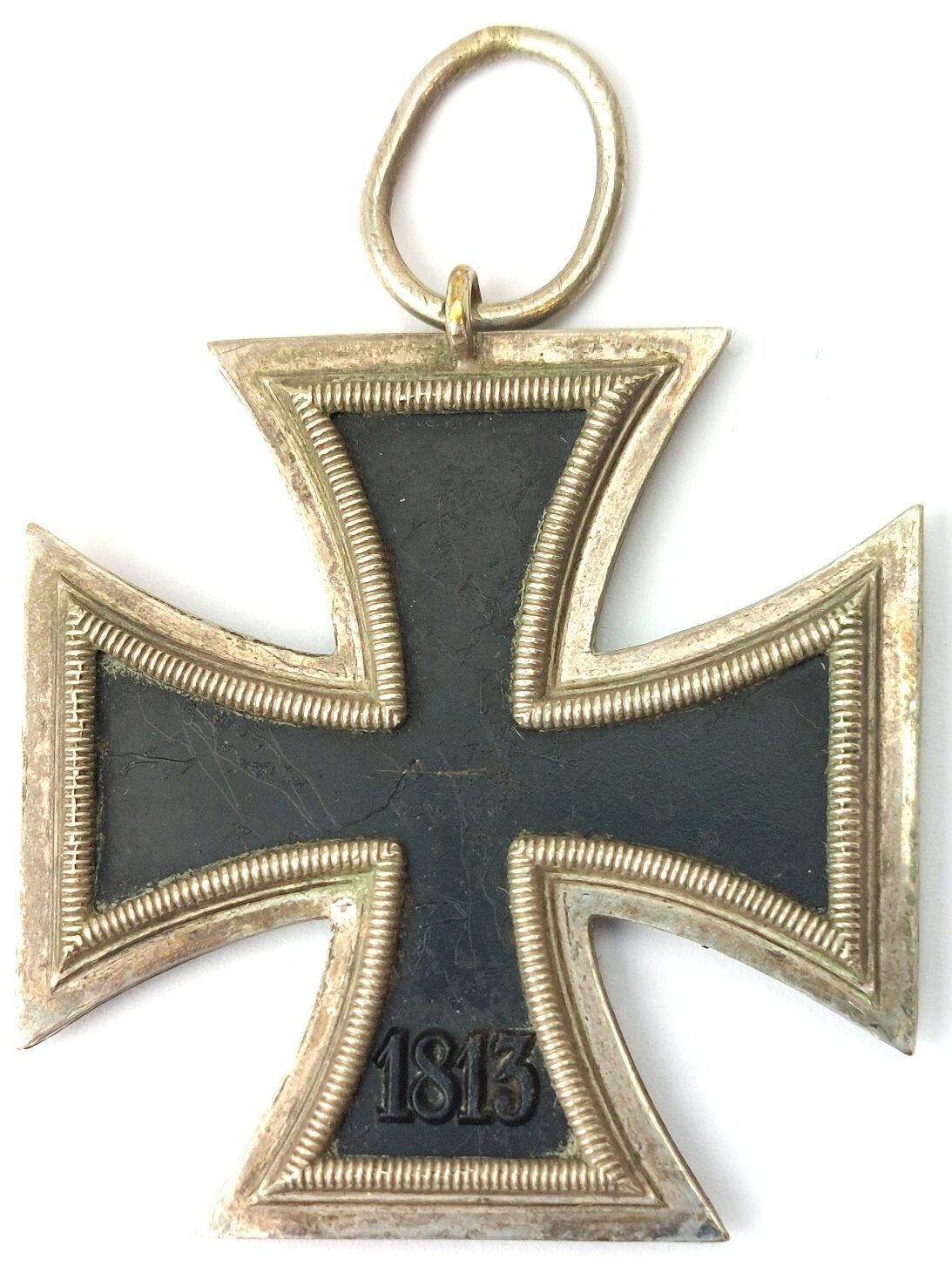 German, WW2, Iron Cross 2nd Class 1939 (Eisernes Kreuz II. Klasse) with Named Kriegsmarine Award Citation, Maker Marked “22” – Boerger & Co., Berlin - Image 2