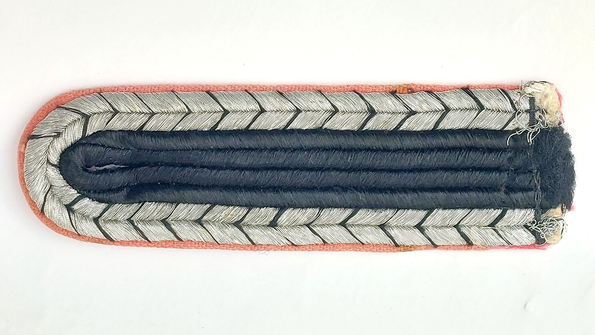 German, WWII, Feuerschutzpolizei (Fire Protection Police) Wachtmeister Shoulder Boards, Pink W (4)