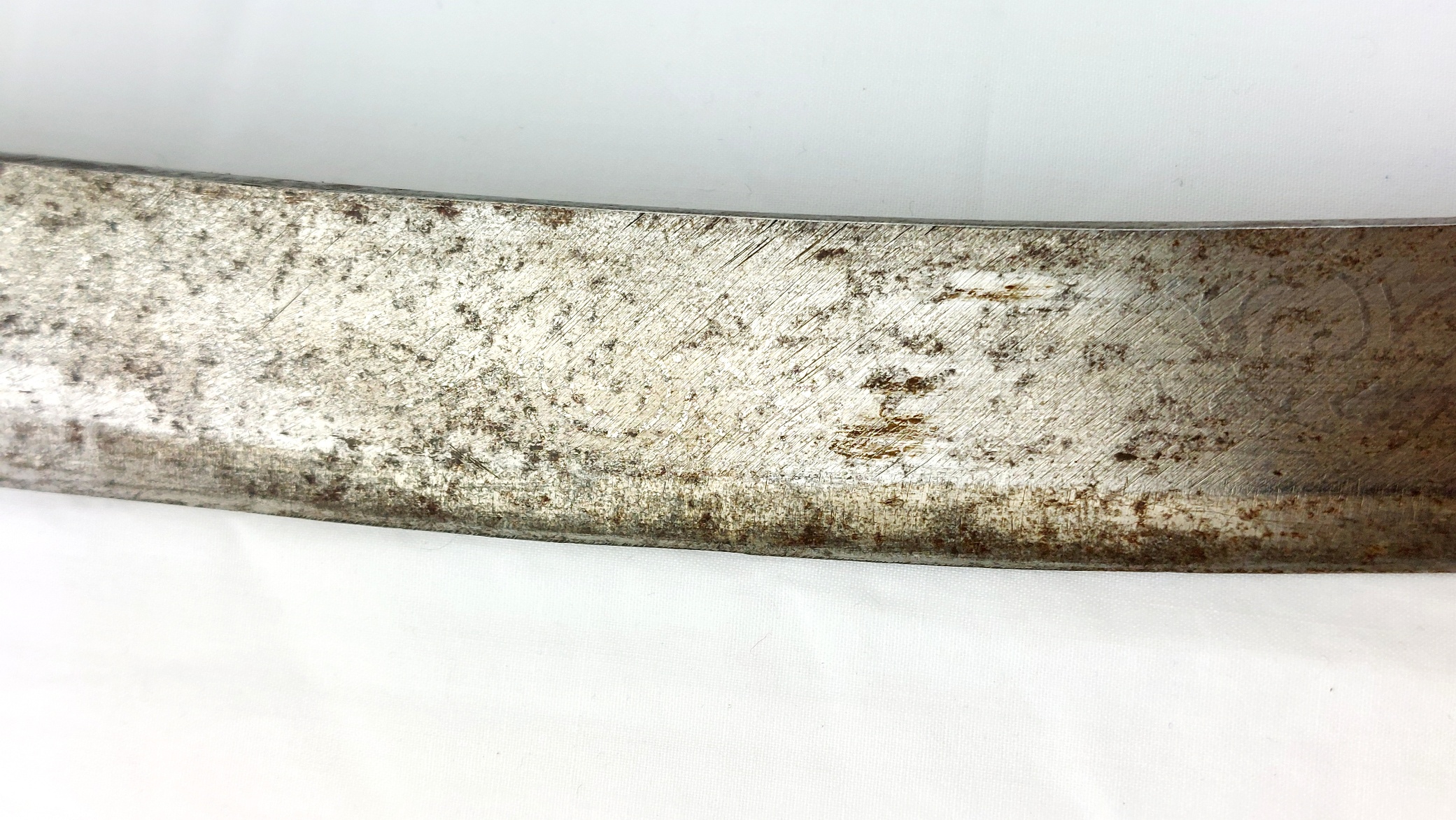 India, Late 20th Century, Ceremonial Talwar Dagger with Camel Head Hilt and Velvet Covered Scabbard (11)