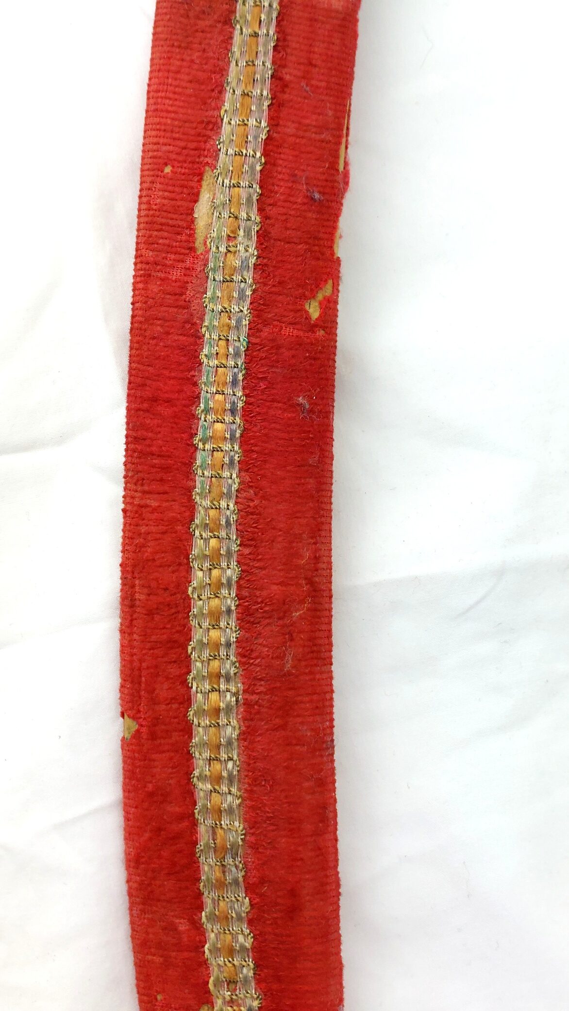 India, Late 20th Century, Ceremonial Talwar Dagger with Camel Head Hilt and Velvet Covered Scabbard (20)