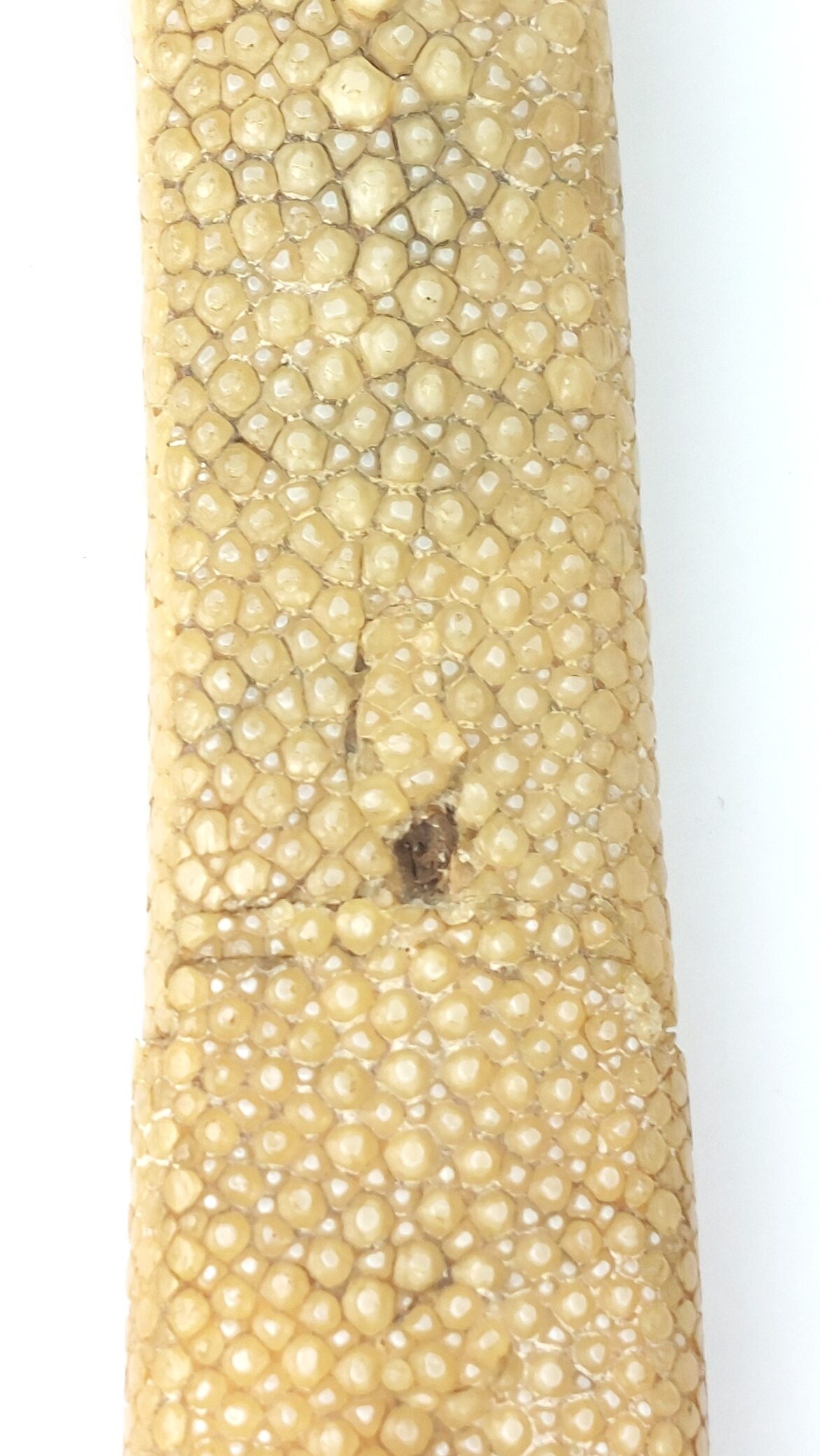 Japanese, Edo Period Wakizashi (Incomplete) with Decorated Koshirae, Stingray Skin Tsuka and Lacqu (16)