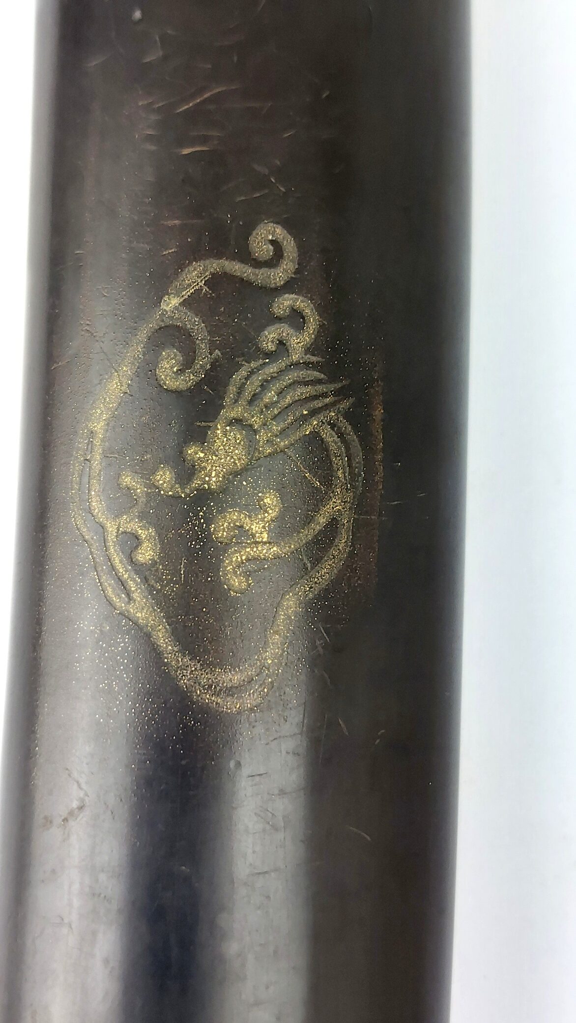 Japanese, Edo Period Wakizashi (Incomplete) with Decorated Koshirae, Stingray Skin Tsuka and Lacqu (22)