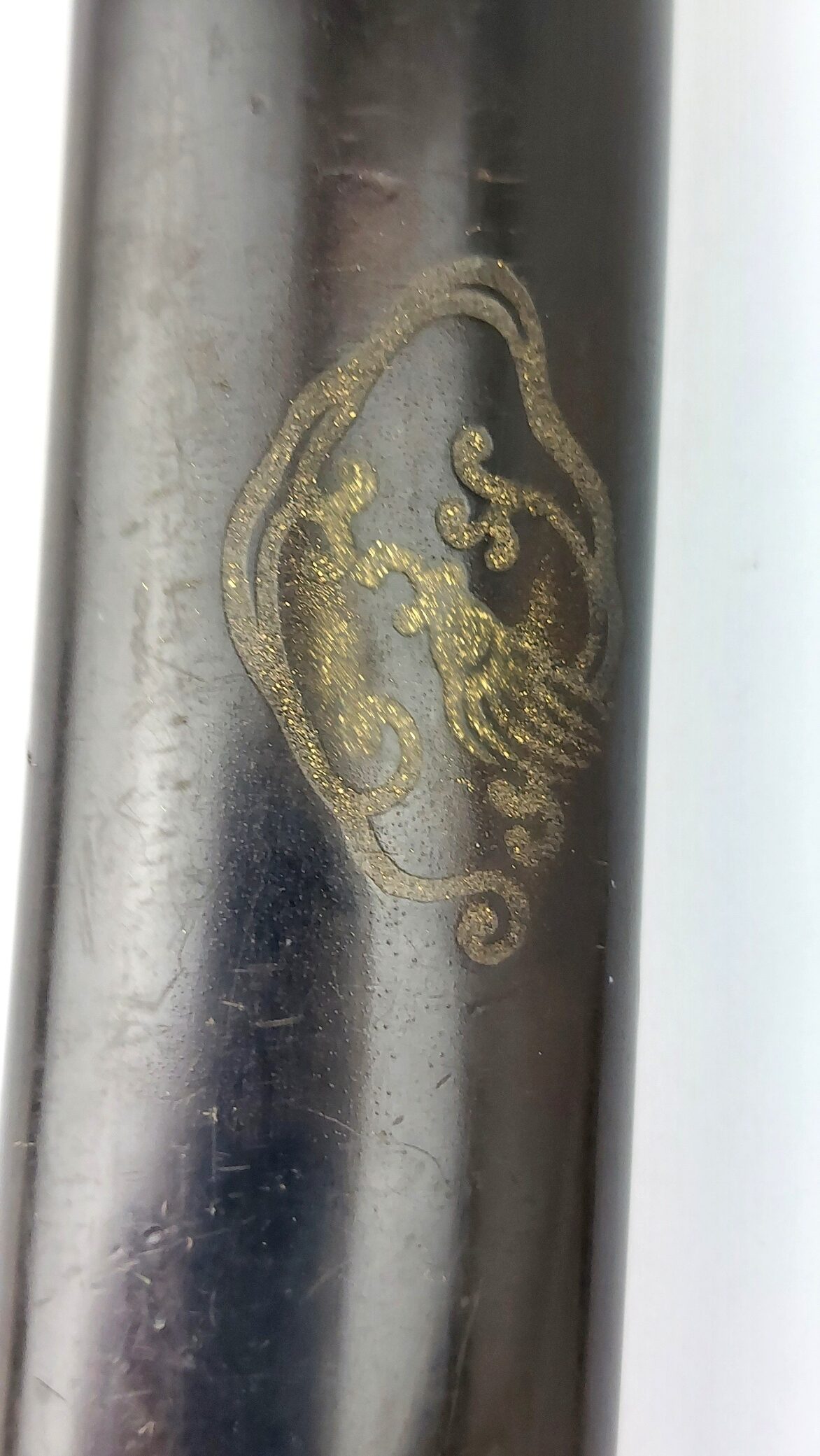 Japanese, Edo Period Wakizashi (Incomplete) with Decorated Koshirae, Stingray Skin Tsuka and Lacqu (23)