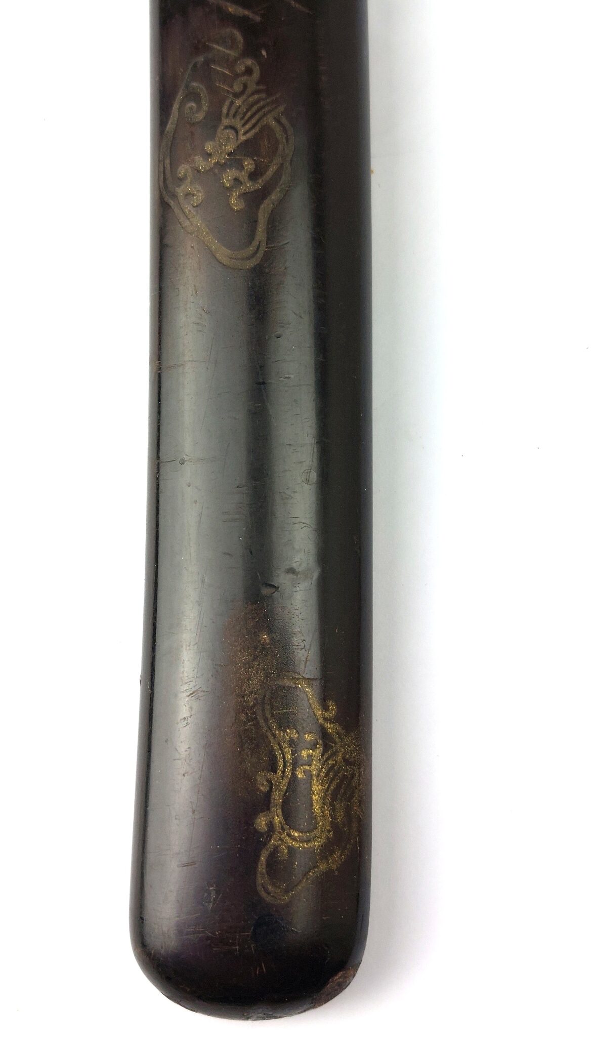 Japanese, Edo Period Wakizashi (Incomplete) with Decorated Koshirae, Stingray Skin Tsuka and Lacqu (24)