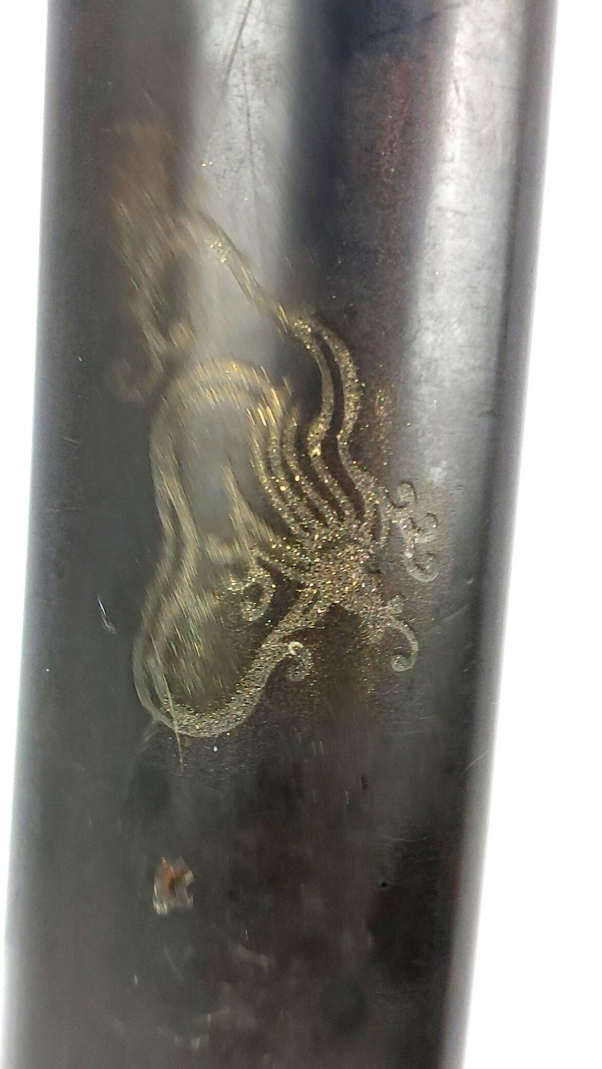 Japanese, Edo Period Wakizashi (Incomplete) with Decorated Koshirae, Stingray Skin Tsuka and Lacqu (28)
