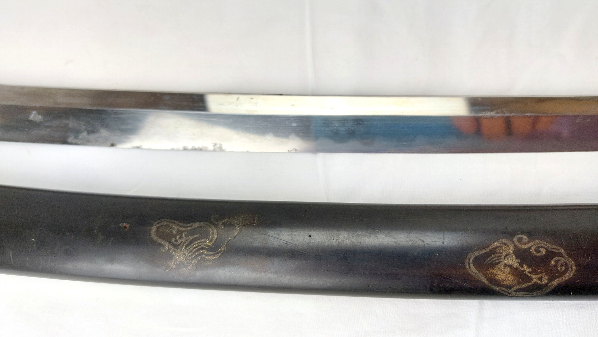 Japanese, Edo Period Wakizashi (Incomplete) with Decorated Koshirae, Stingray Skin Tsuka and Lacqu (5)