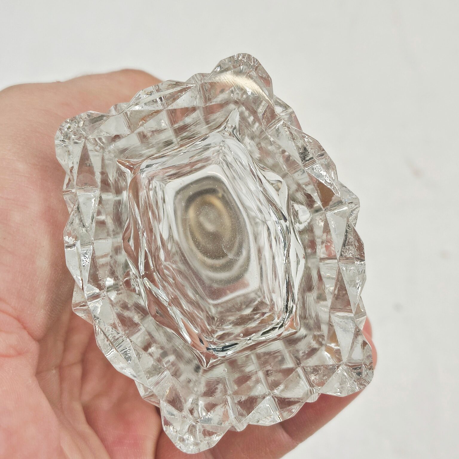 London 1905 Sterling Silver And Cut Glass Sugar Shaker 9