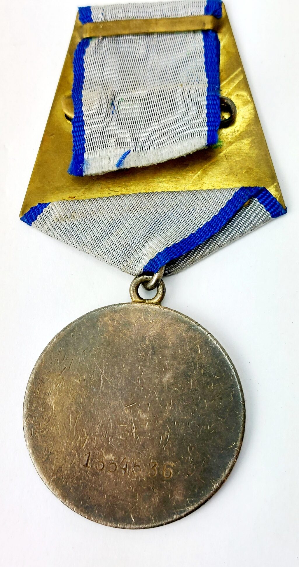 Soviet Union, WW2, Medal “For Courage” (Медаль «За Отвагу»), Silver, Numbered 1664536 (3)