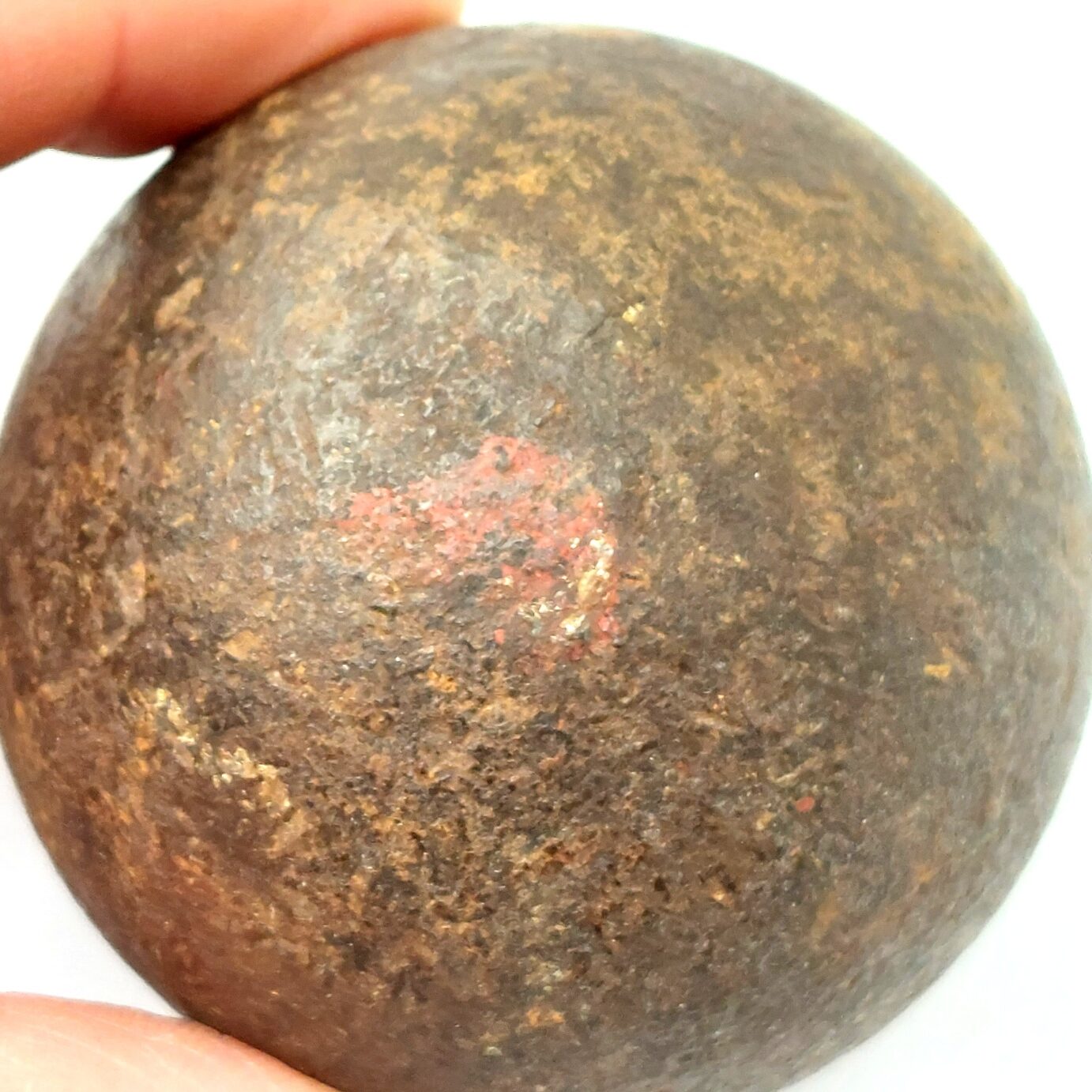 18th–19th Century, 1-Pounder Solid Shot Small Cannonball (3)