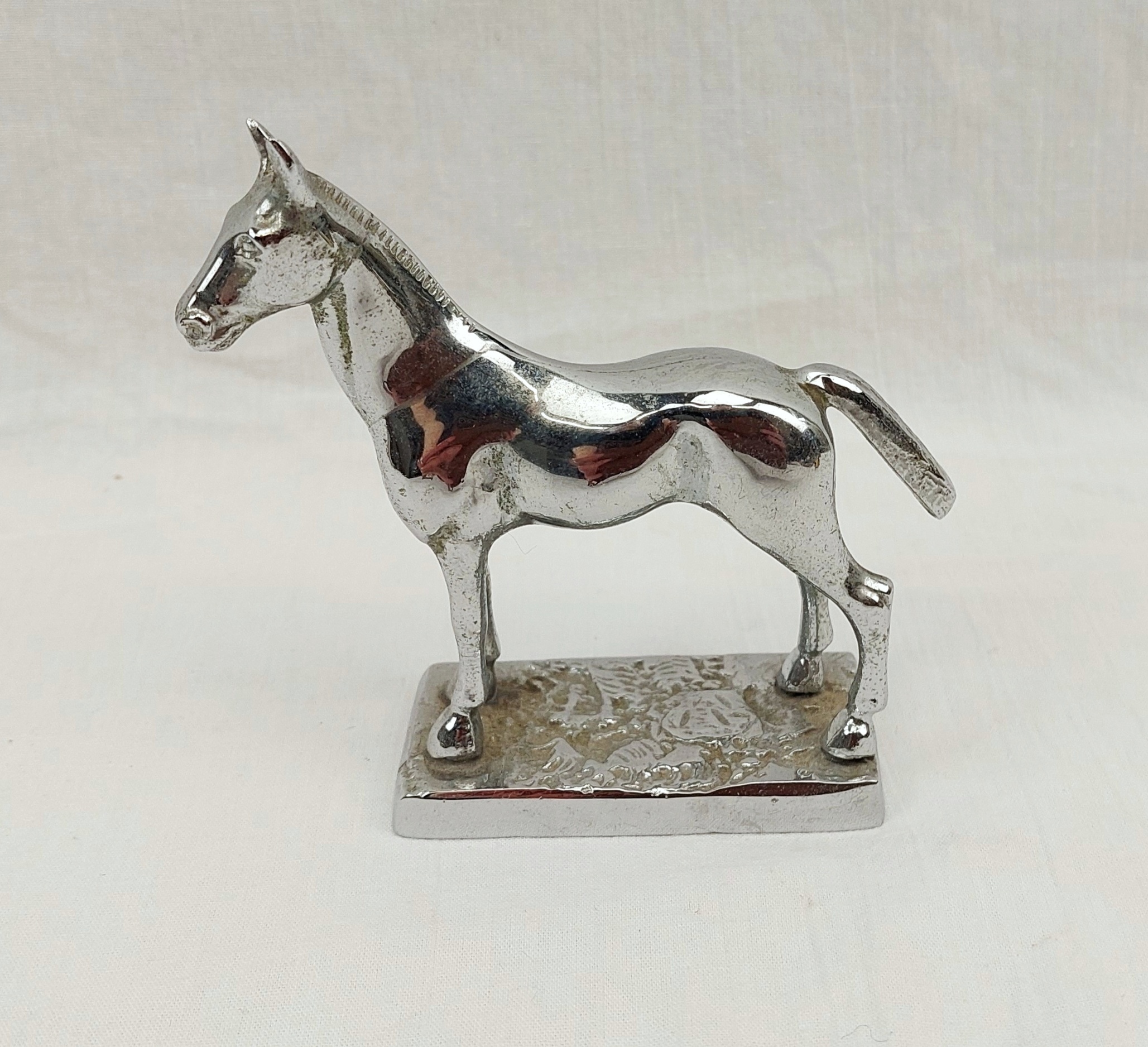 1950s Chromed Horse Car Mascot (1)