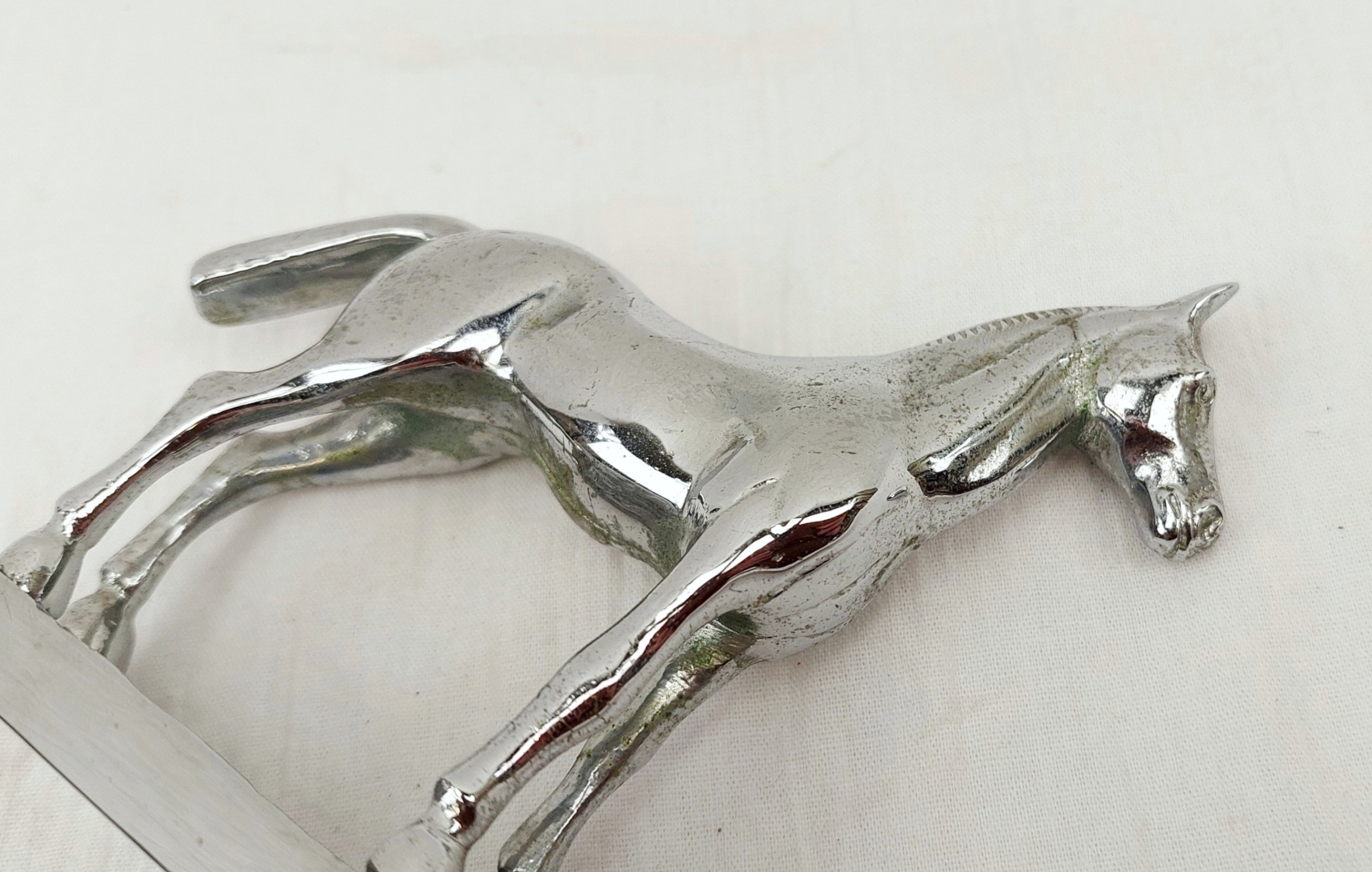 1950s Chromed Horse Car Mascot (3)