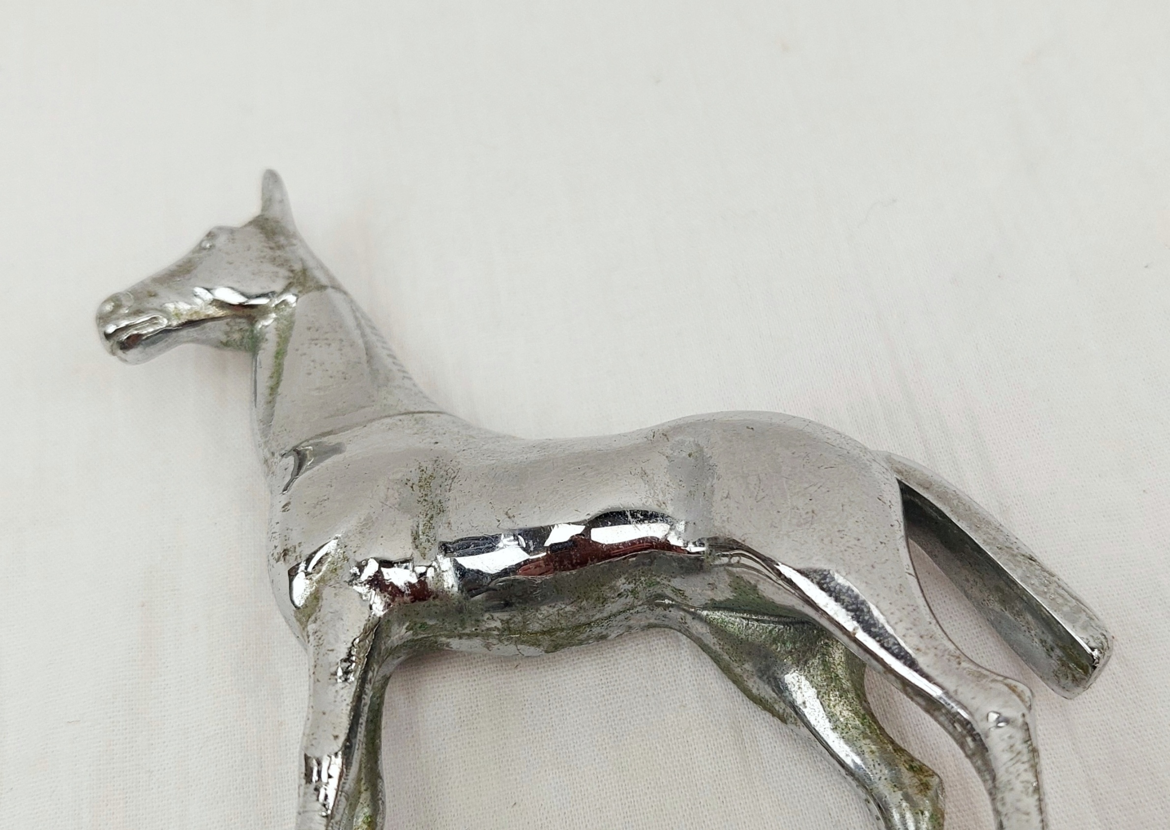 1950s Chromed Horse Car Mascot (4)