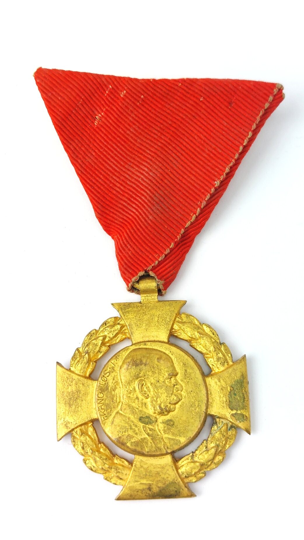 Austro-Hungarian, 1908 Jubilee Cross Medal,Civil Service Issue Kaiser Franz Joseph I (1)