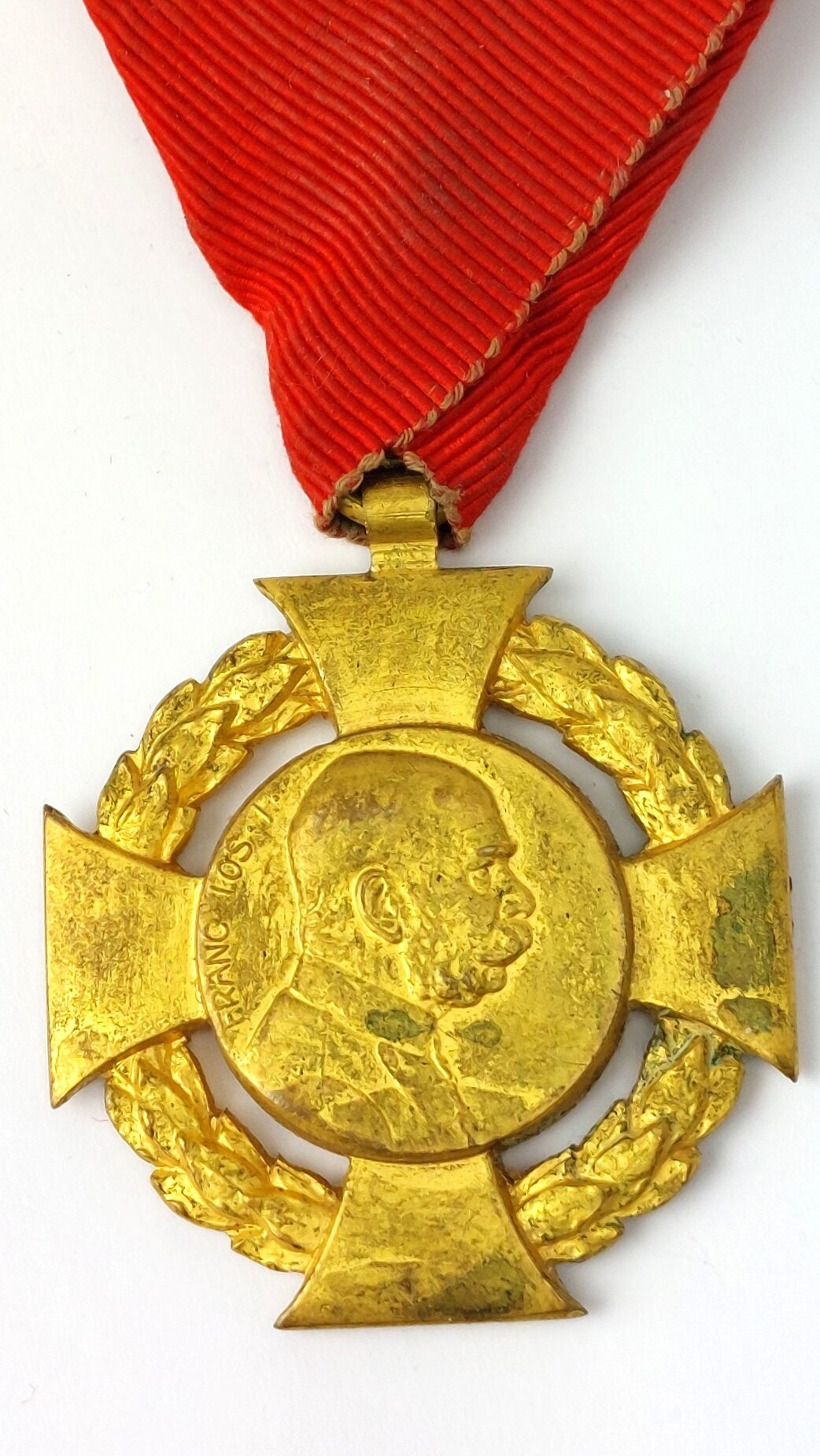 Austro-Hungarian, 1908 Jubilee Cross Medal,Civil Service Issue Kaiser Franz Joseph I (2)
